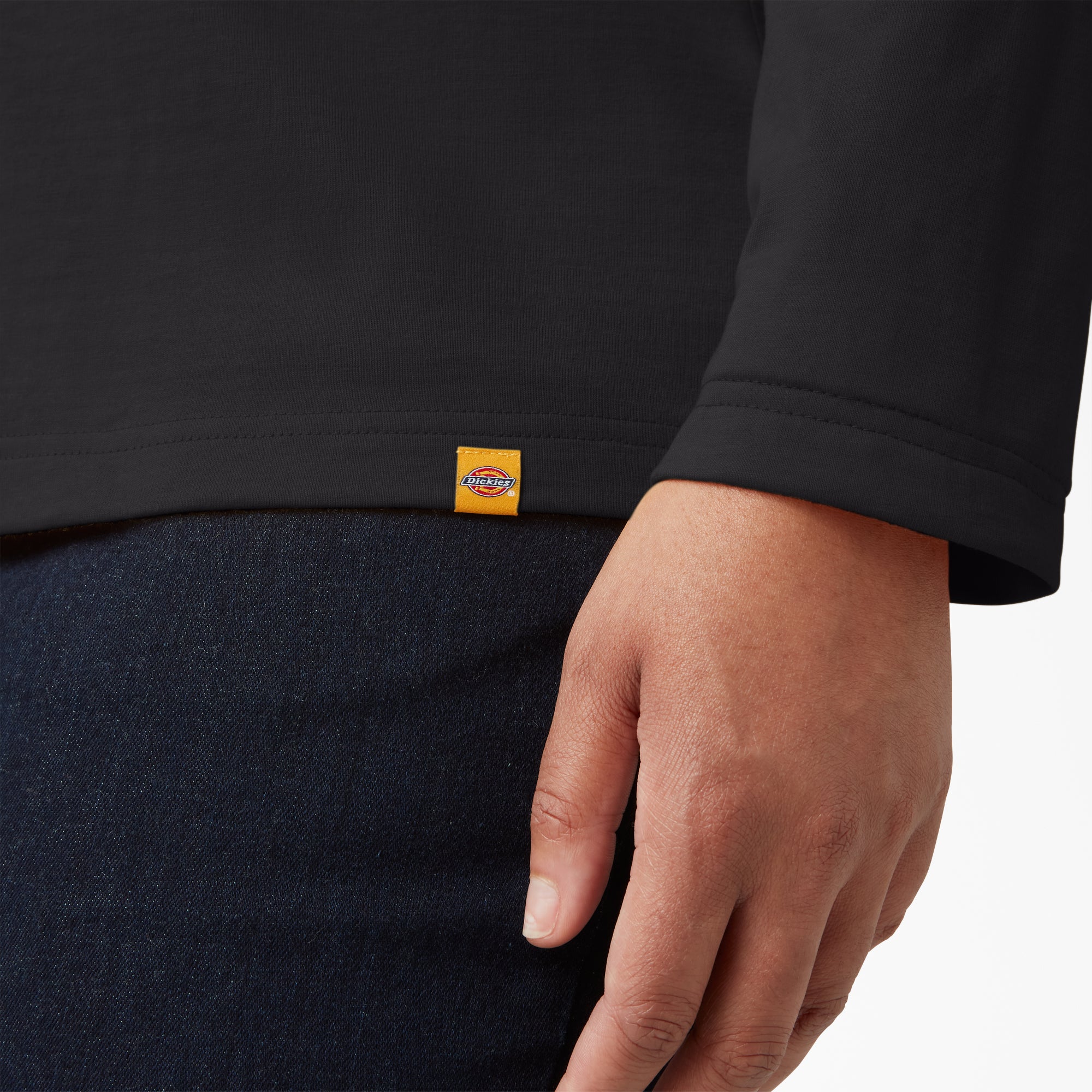 Women's Plus Heavyweight Henley - 图片 5