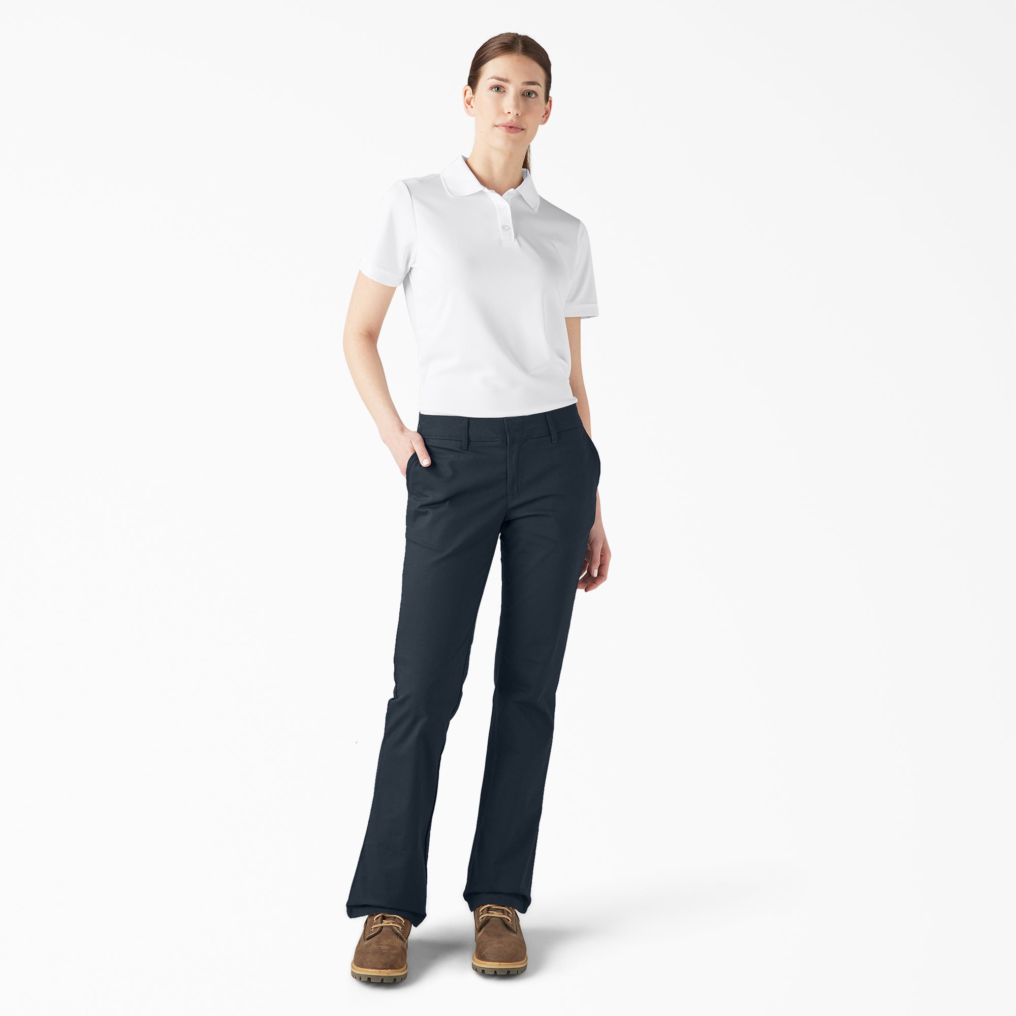 Women's FLEX Slim Fit Bootcut Pants - 图片 4