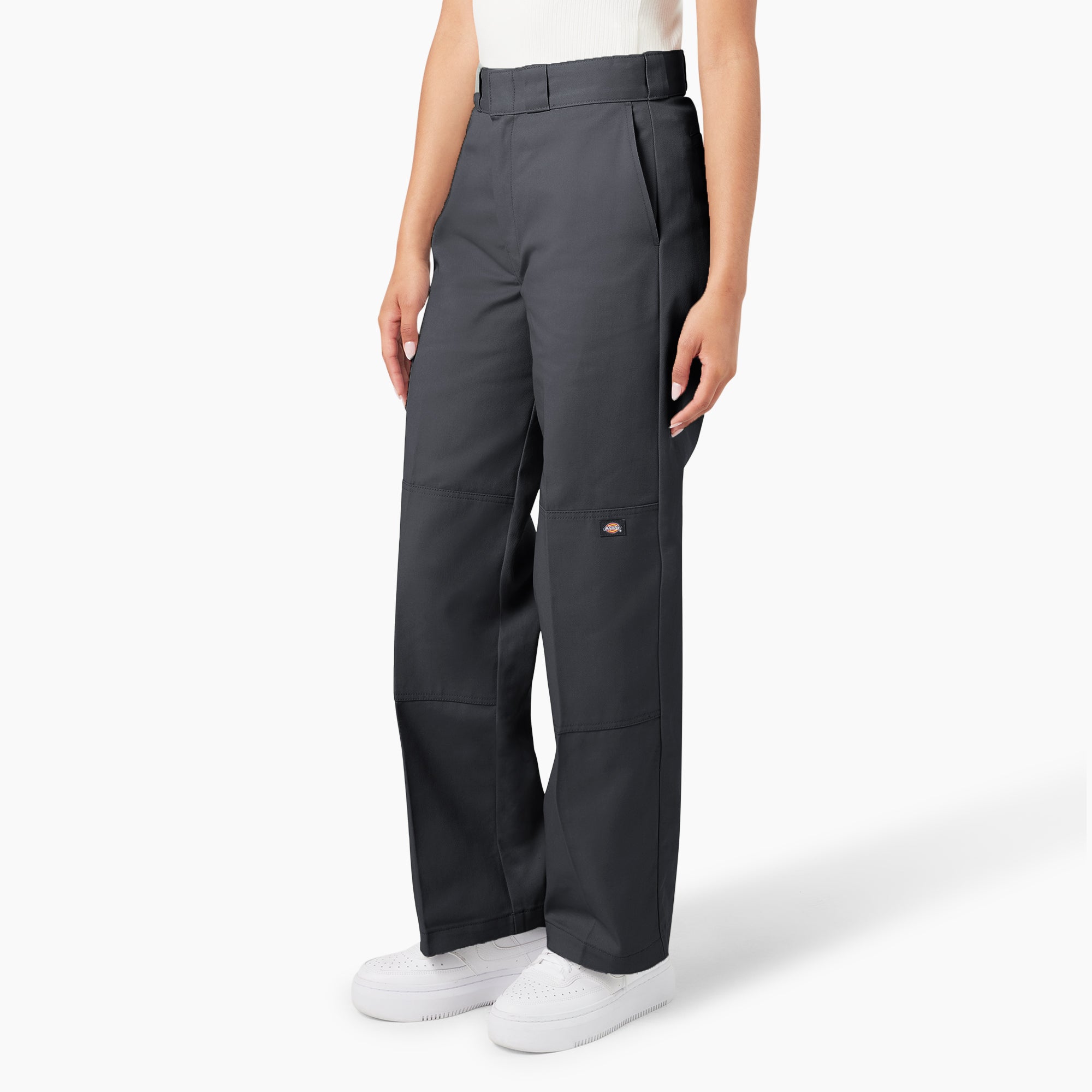 Women's Loose Fit Double Knee Work Pants - 图片 3