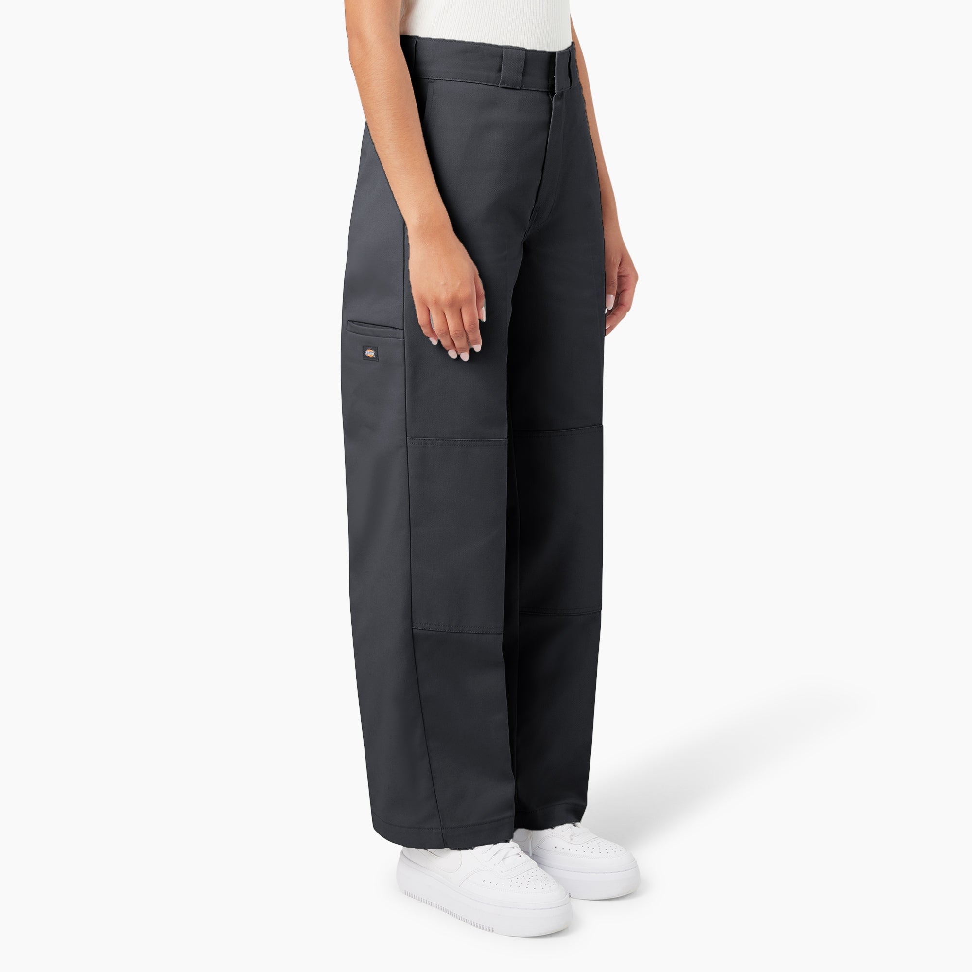 Women's Loose Fit Double Knee Work Pants - 图片 4