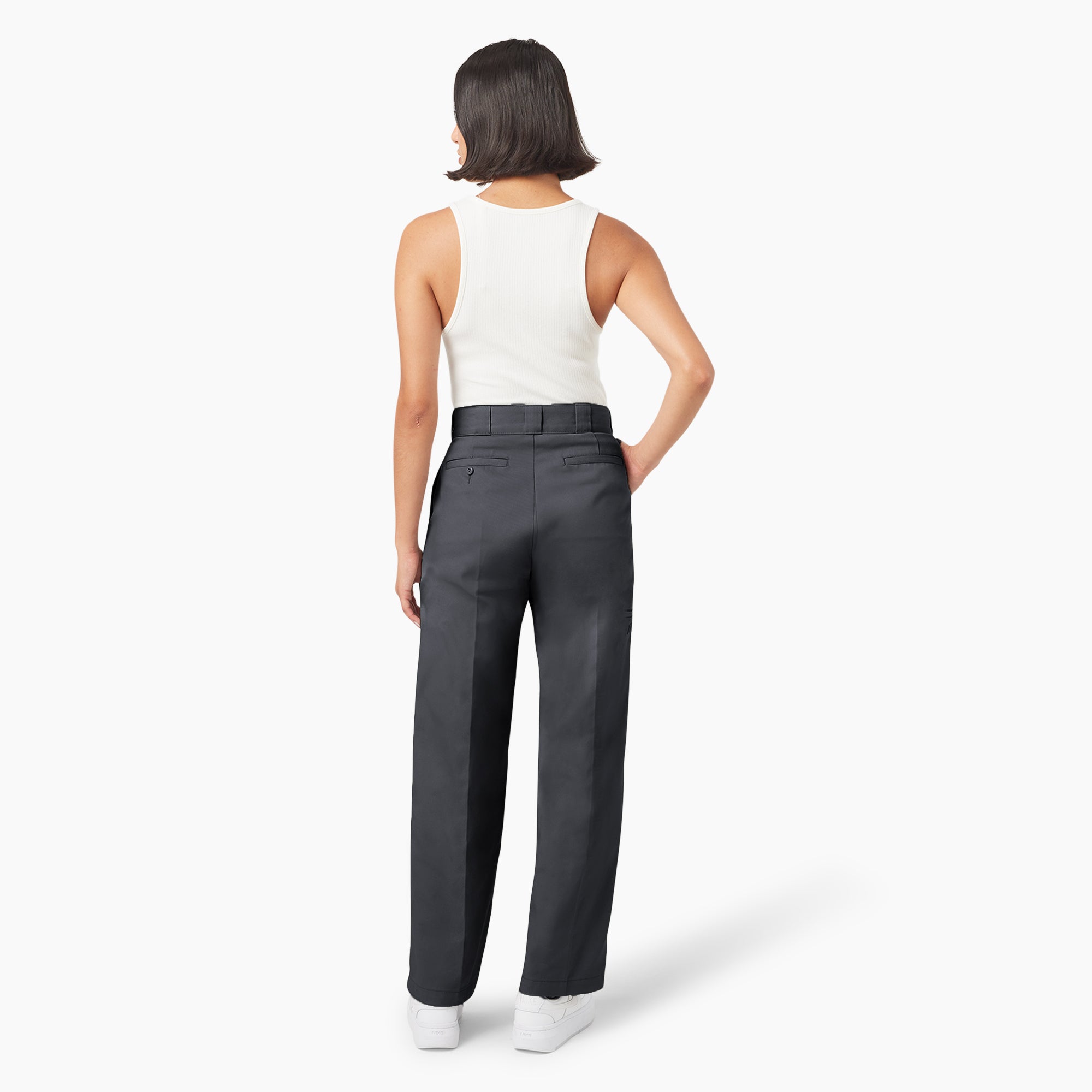 Women's Loose Fit Double Knee Work Pants - 图片 6