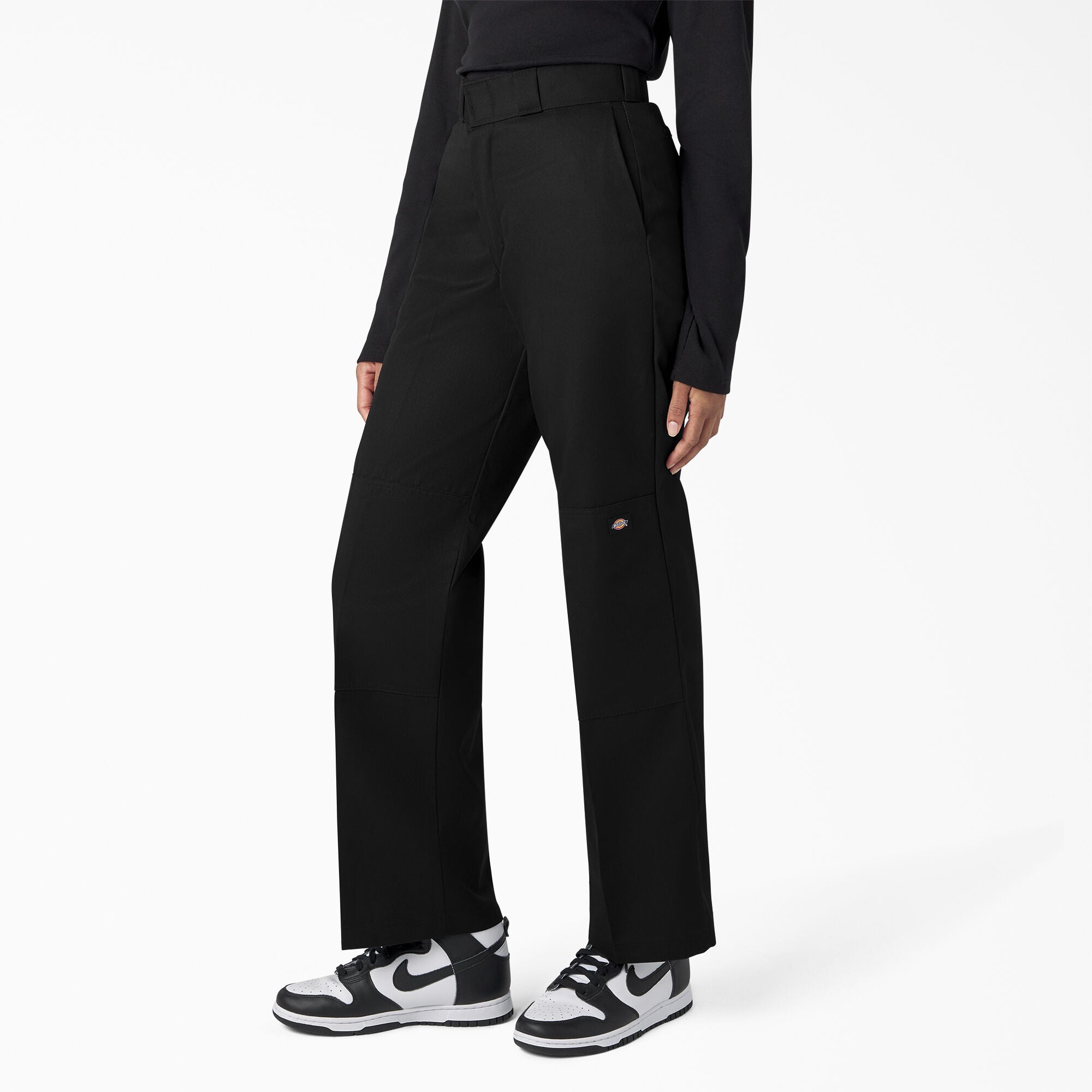 Women's Loose Fit Double Knee Work Pants - 图片 3