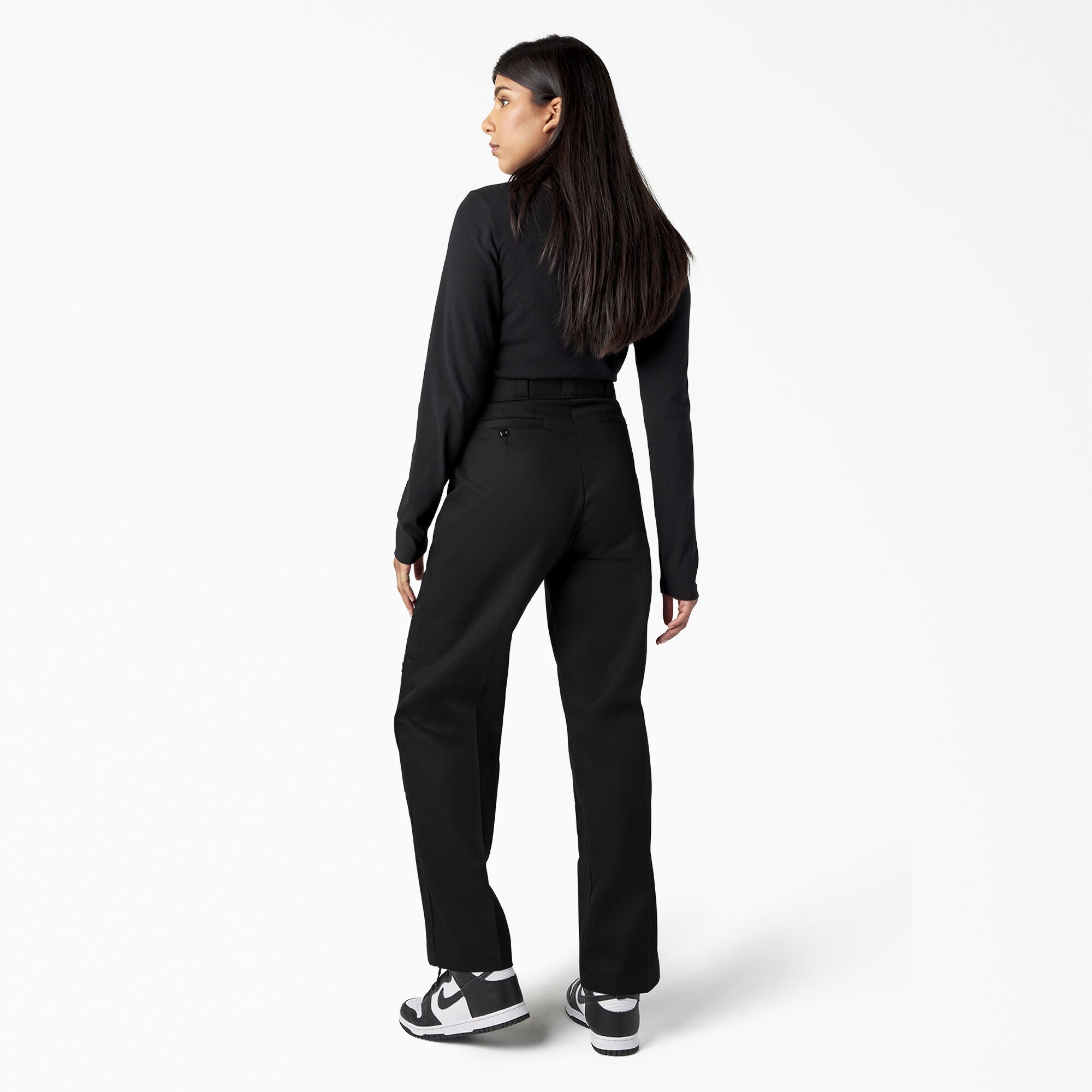 Women's Loose Fit Double Knee Work Pants - 图片 6