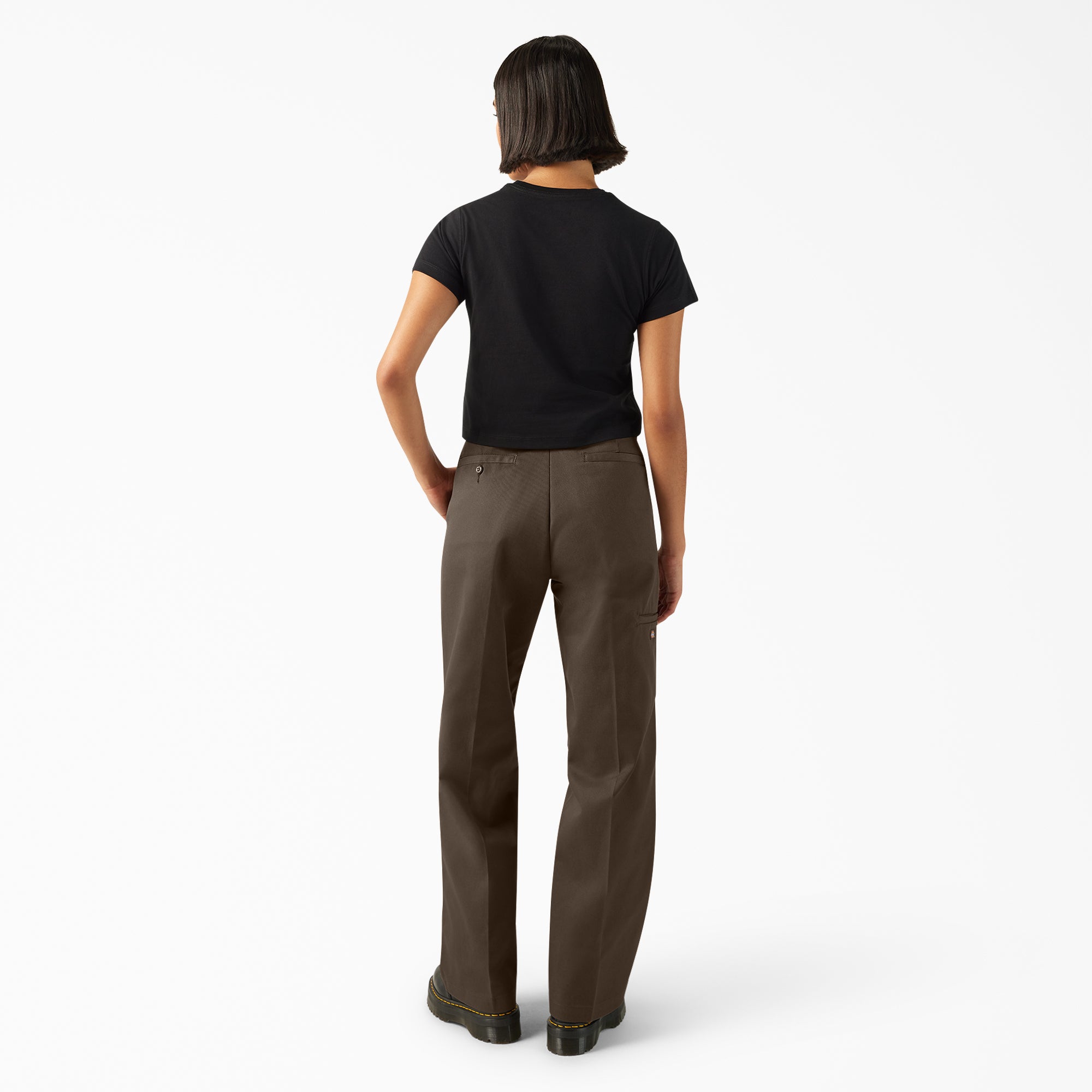 Women's Loose Fit Double Knee Work Pants - 图片 6