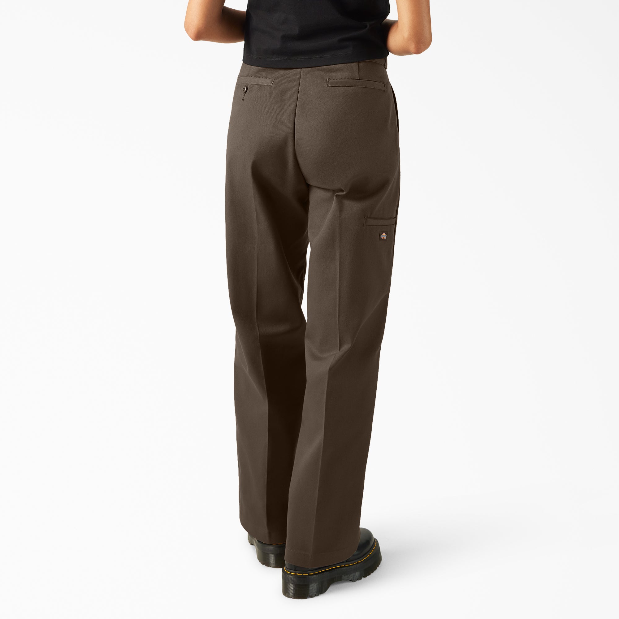 Women's Loose Fit Double Knee Work Pants - 图片 2