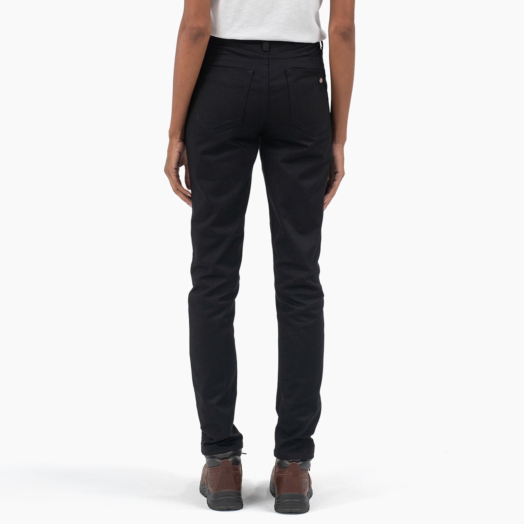 Women's High Rise Skinny Twill Pants - 图片 2