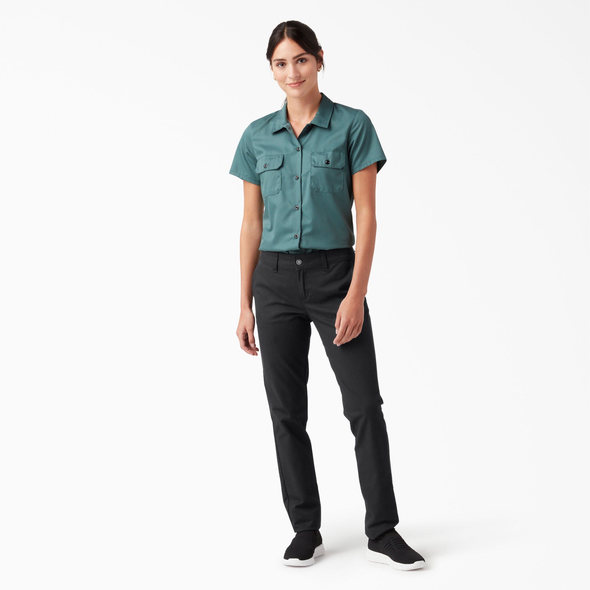 Women's Skinny Twill Pants - 图片 4
