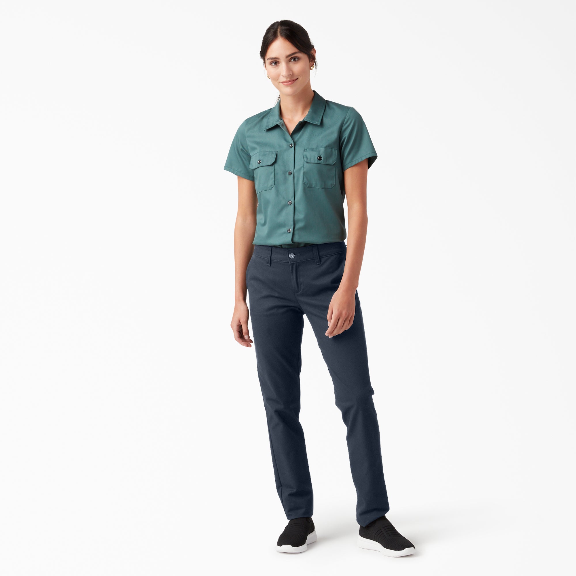 Women's Skinny Twill Pants - 图片 4