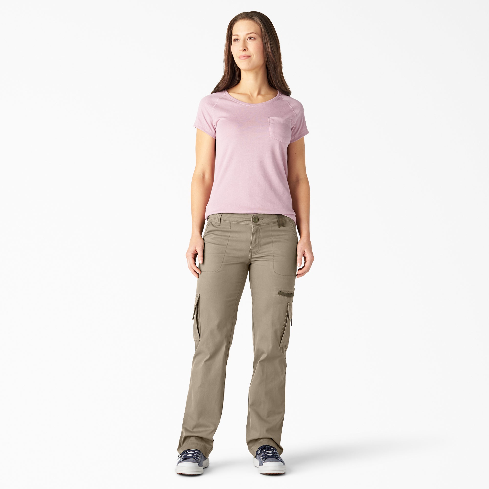 Women's Relaxed Fit Straight Leg Cargo Pants - 图片 5