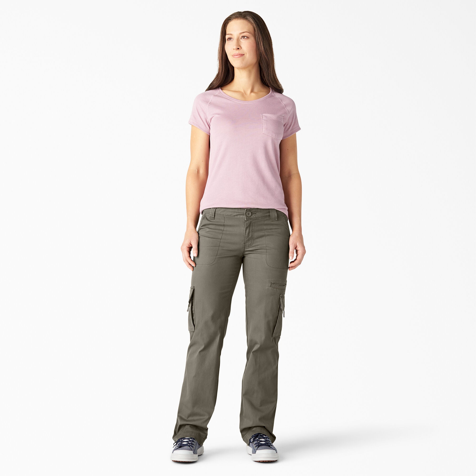Women's Relaxed Fit Straight Leg Cargo Pants - 图片 5