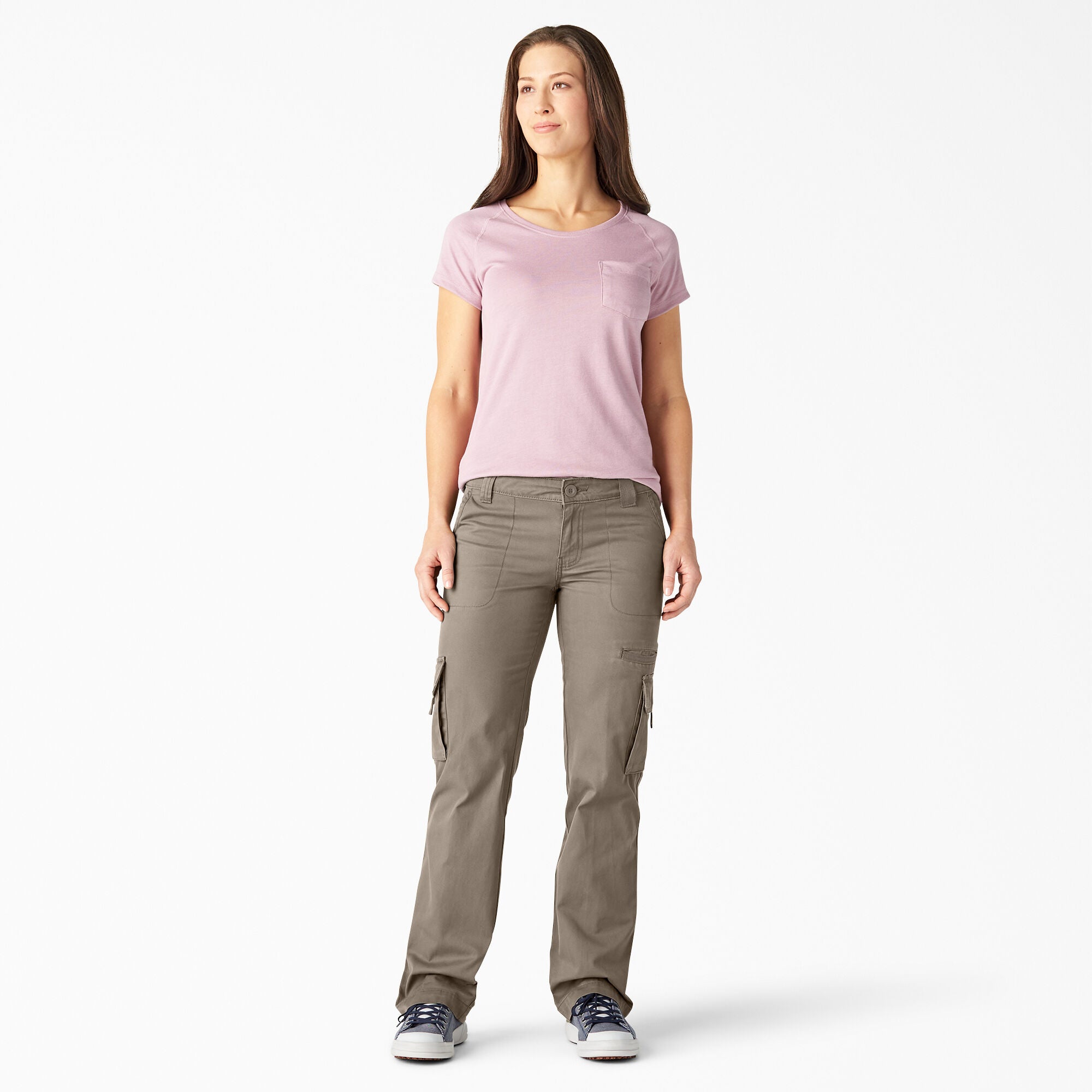Women's Relaxed Fit Straight Leg Cargo Pants - 图片 5