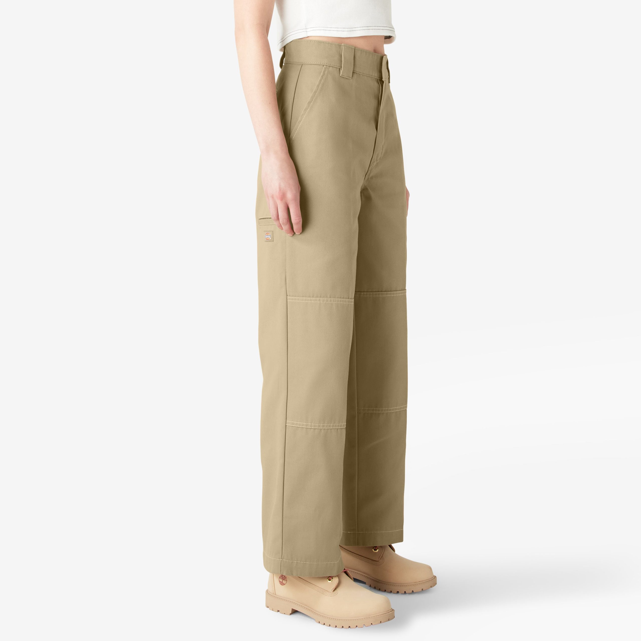 Women's Relaxed Fit Double Knee Pants - 图片 4