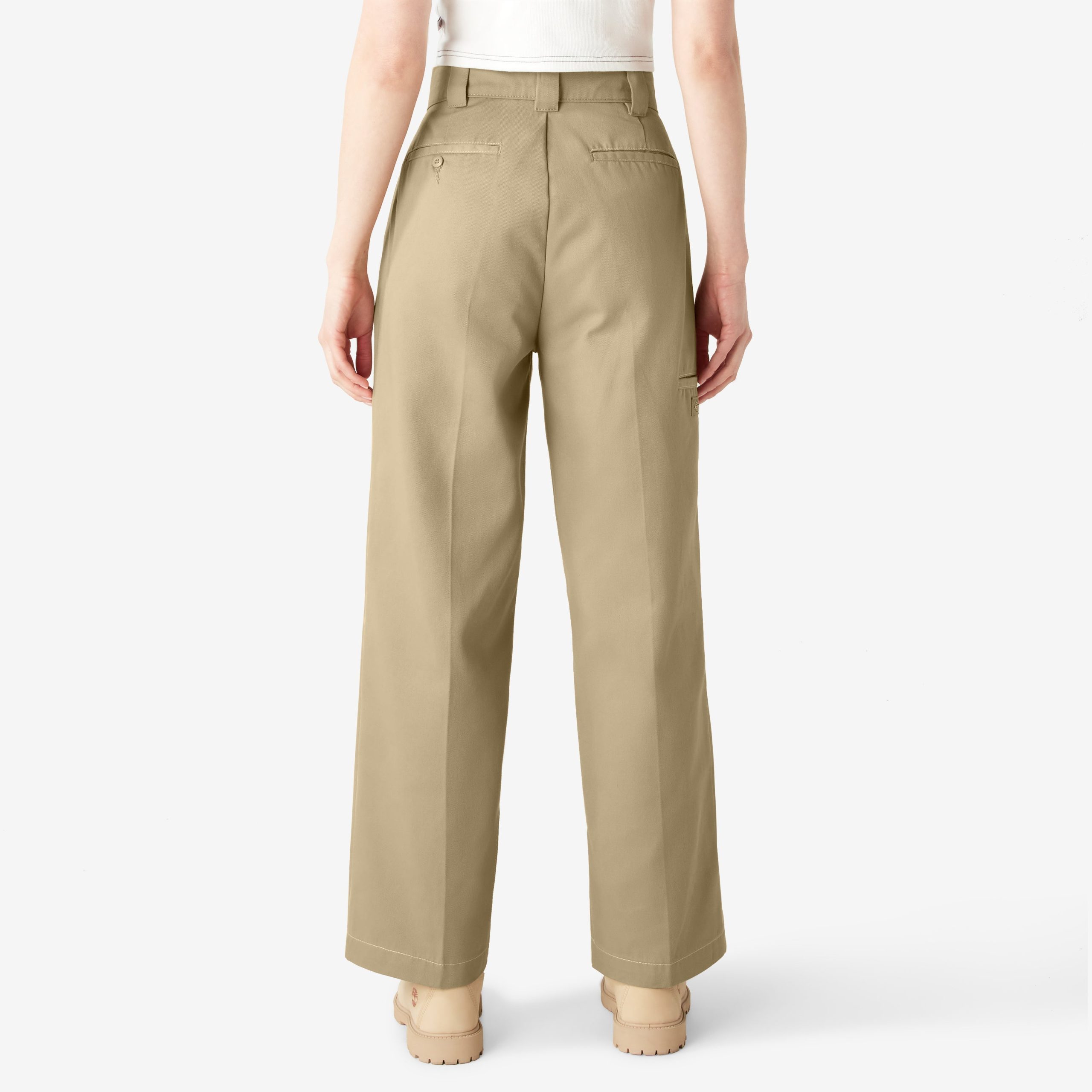 Women's Relaxed Fit Double Knee Pants - 图片 2