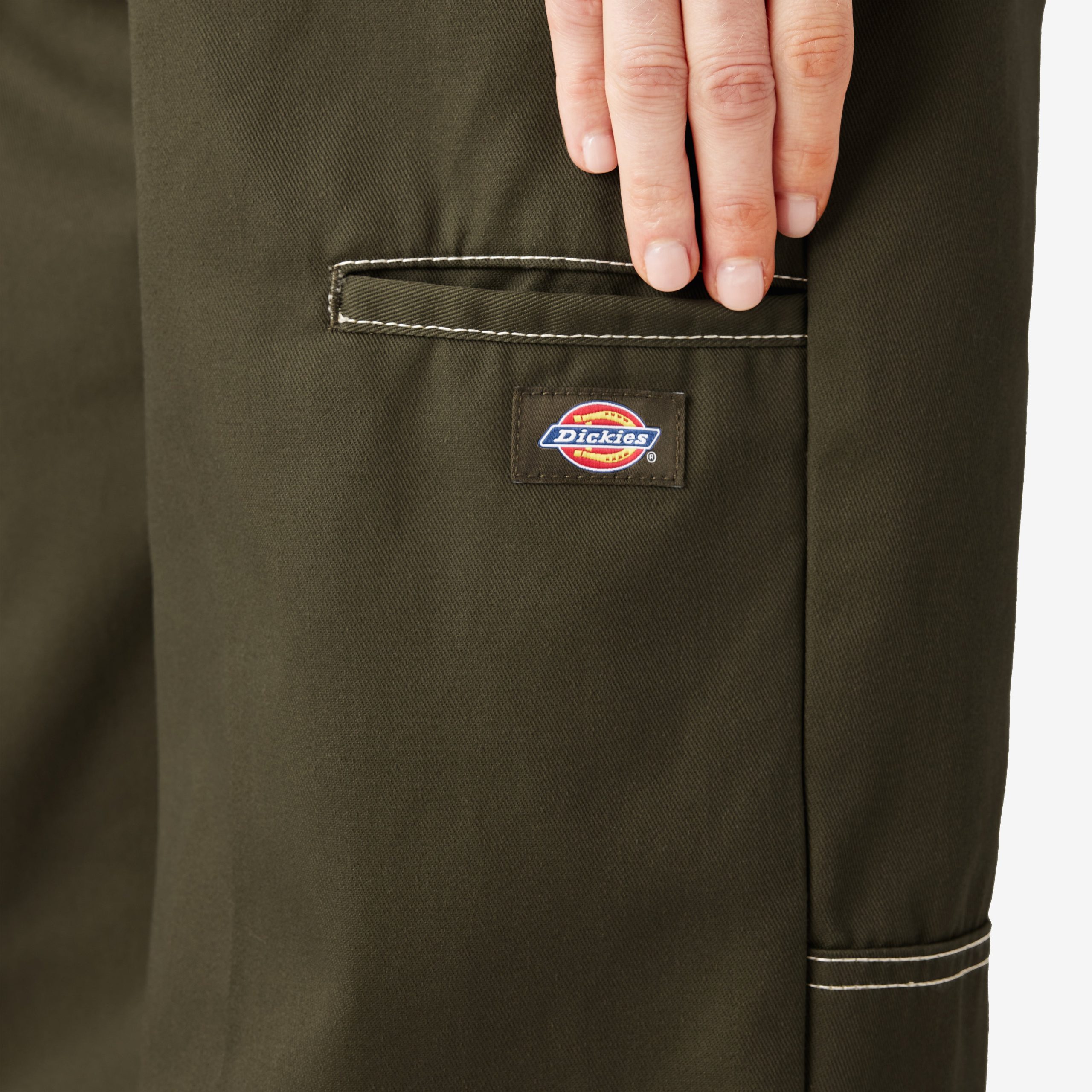 Women's Relaxed Fit Double Knee Pants - 图片 9