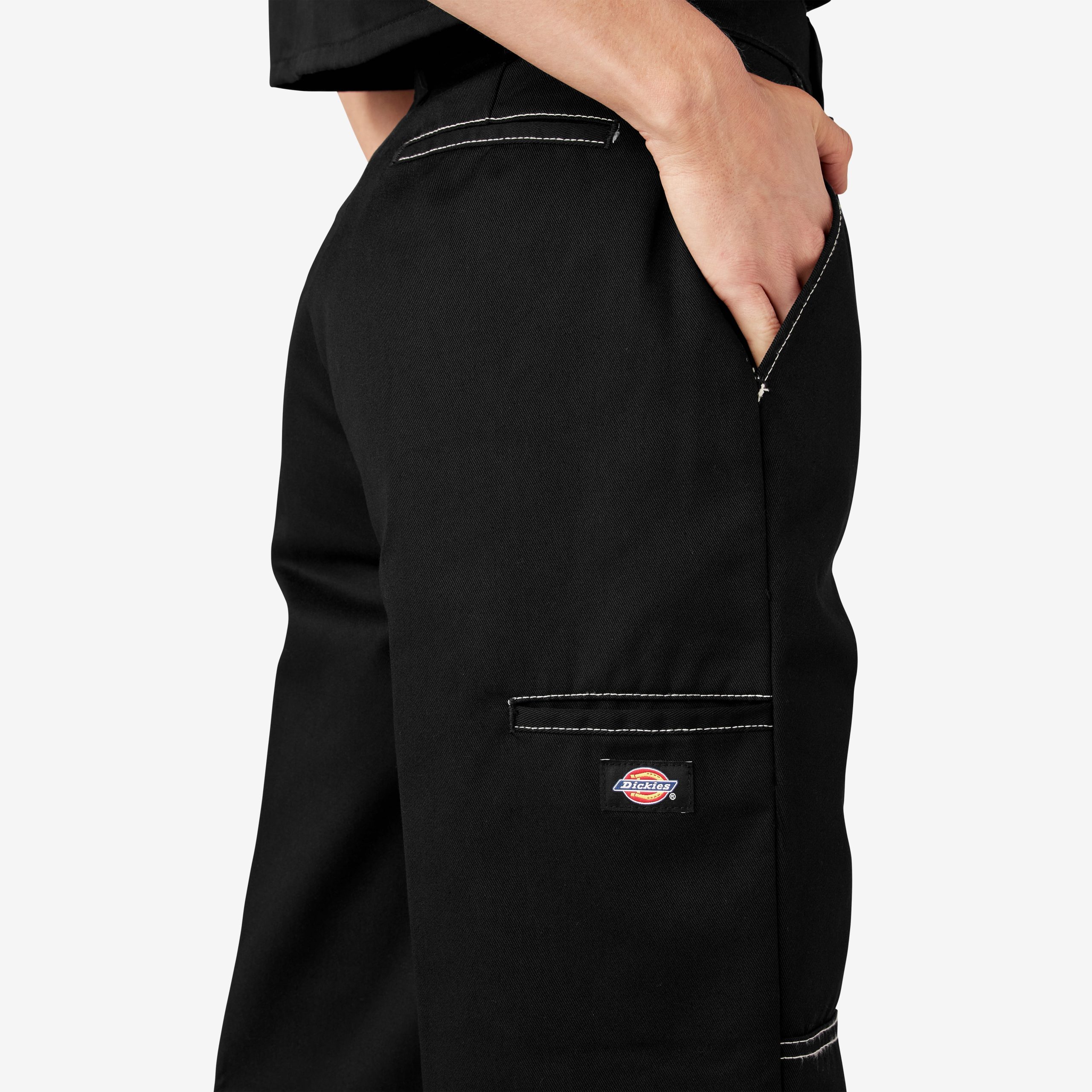 Women's Relaxed Fit Double Knee Pants - 图片 10