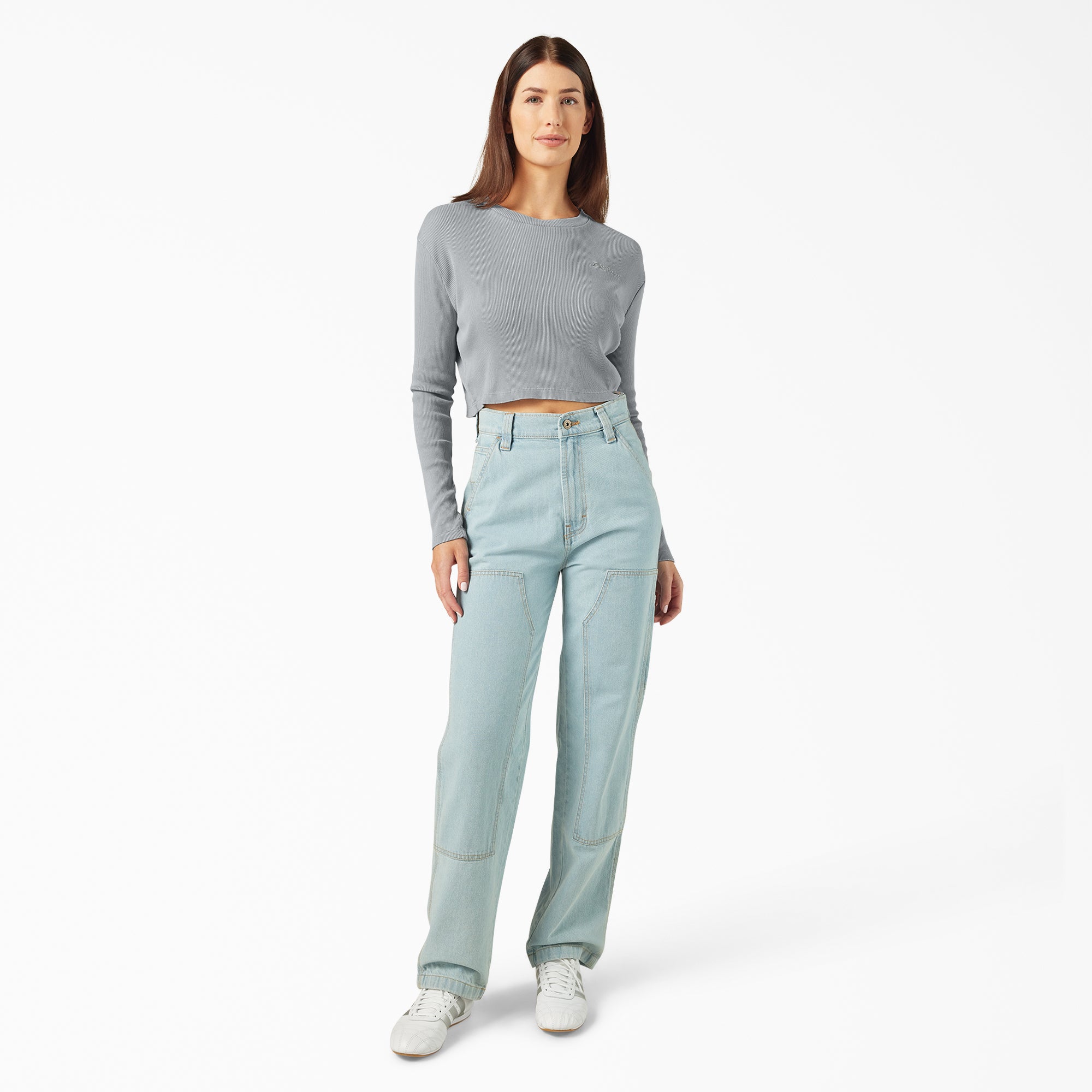 Women's Madison Loose Fit Double Knee Jeans - 图片 4