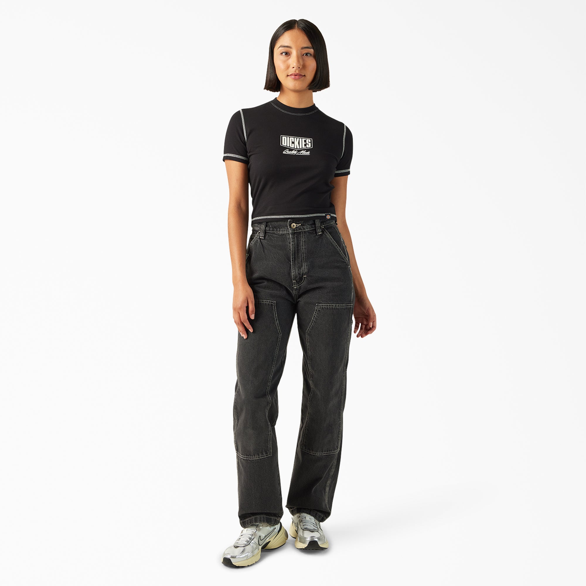 Women's Madison Loose Fit Double Knee Jeans - 图片 5