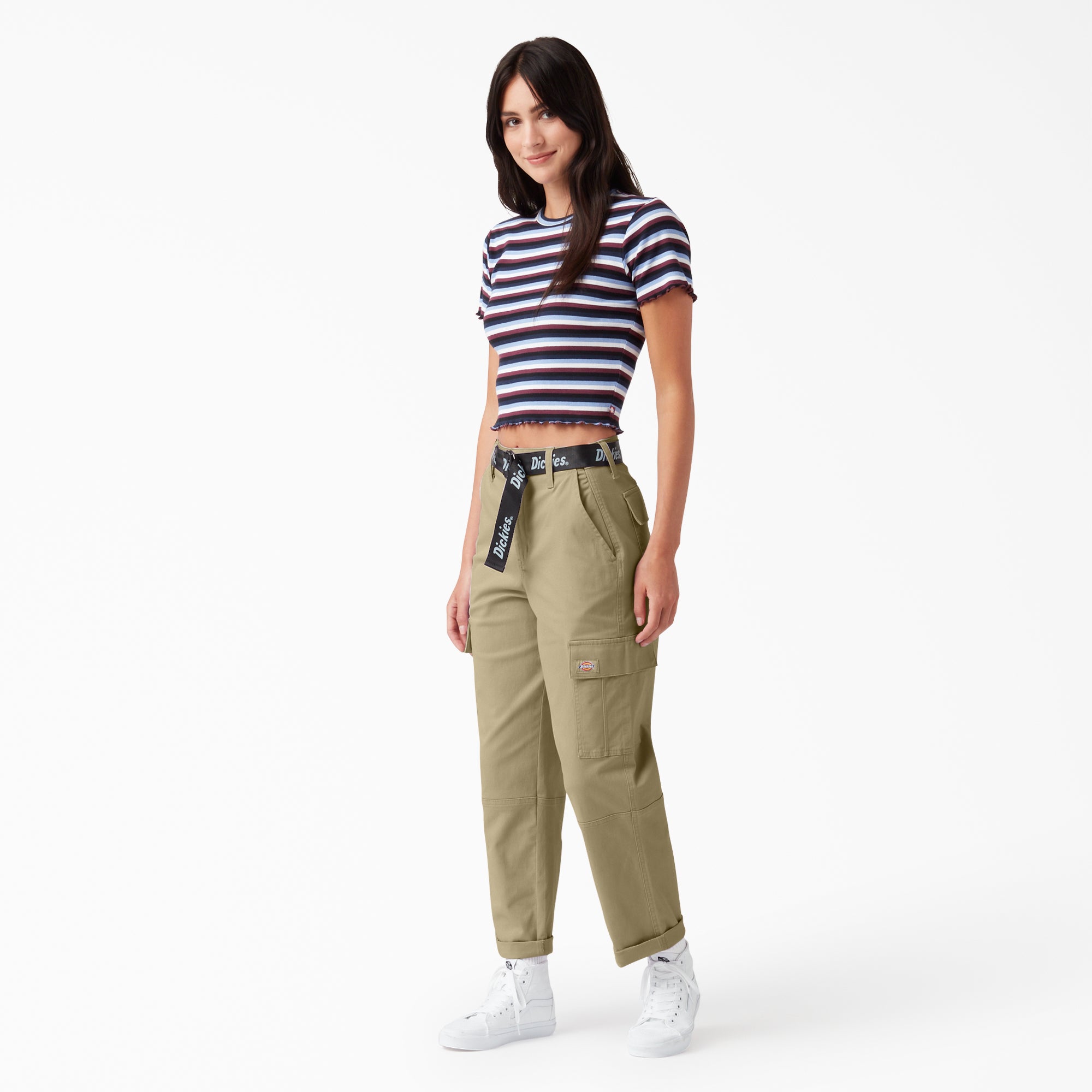 Women's Relaxed Fit Cropped Cargo Pants - 图片 4
