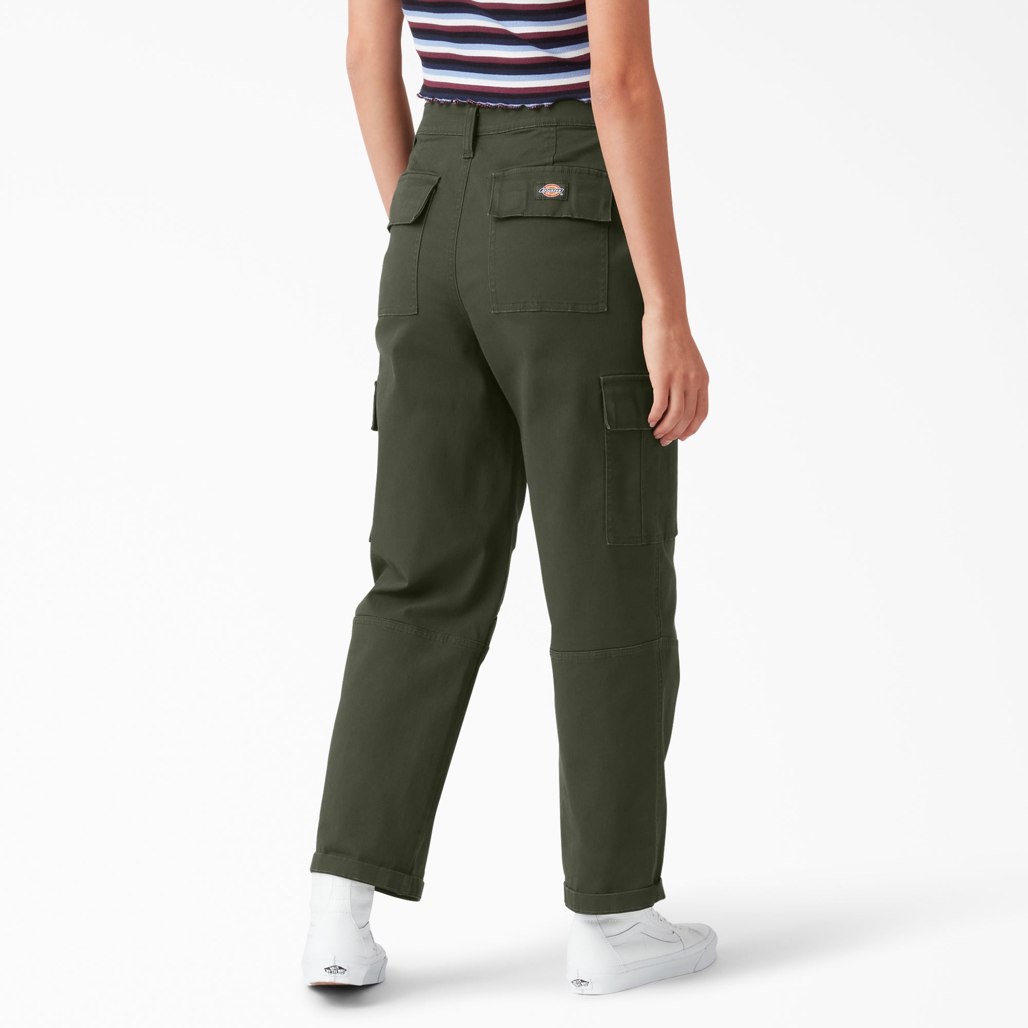 Women's Relaxed Fit Cropped Cargo Pants - 图片 2