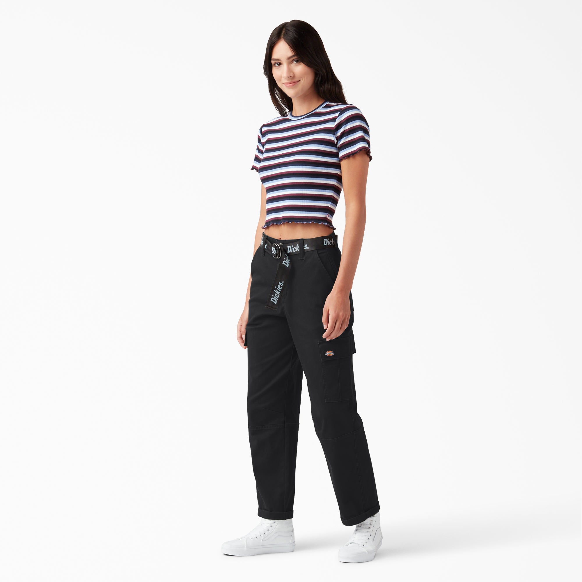 Women's Relaxed Fit Cropped Cargo Pants - 图片 4