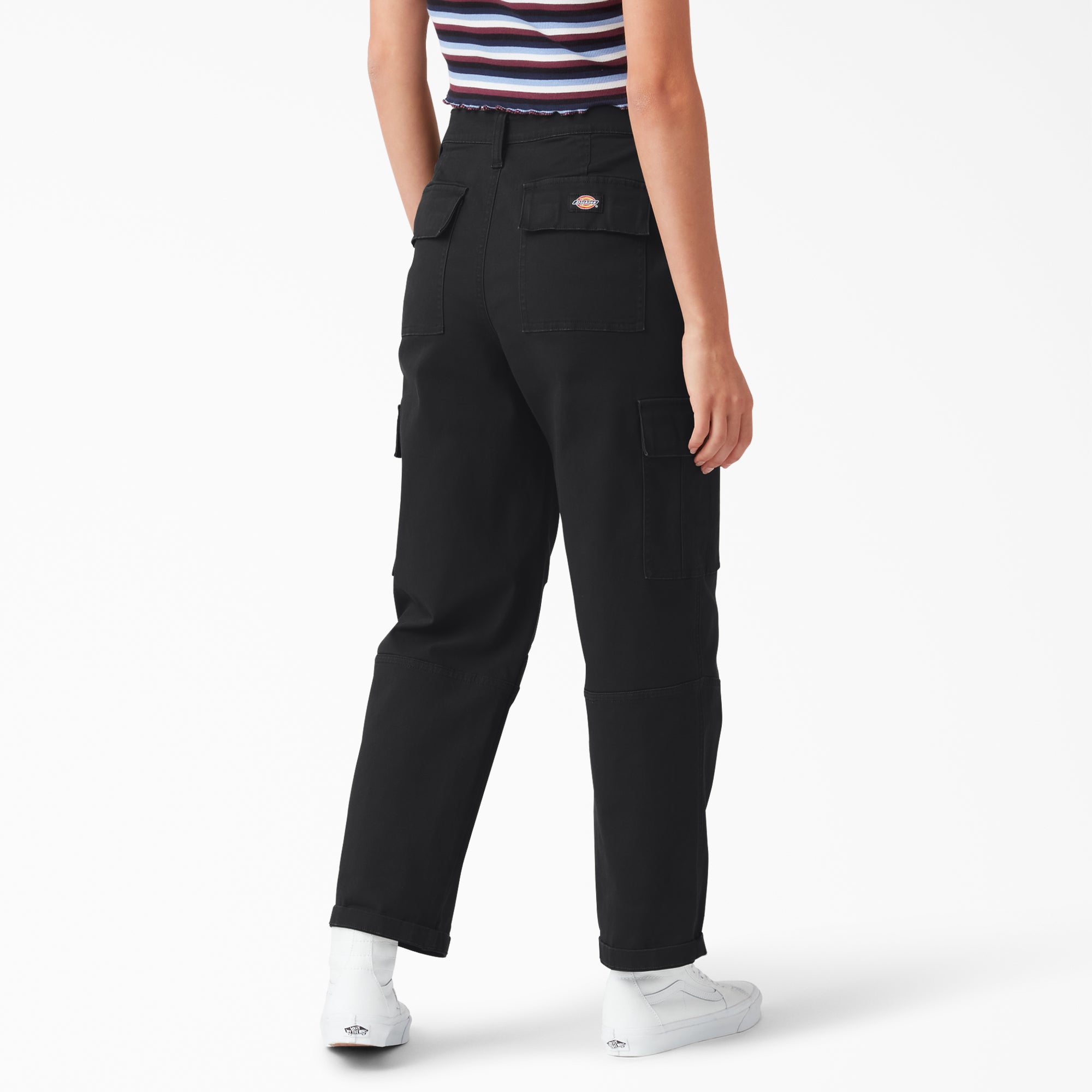 Women's Relaxed Fit Cropped Cargo Pants - 图片 2