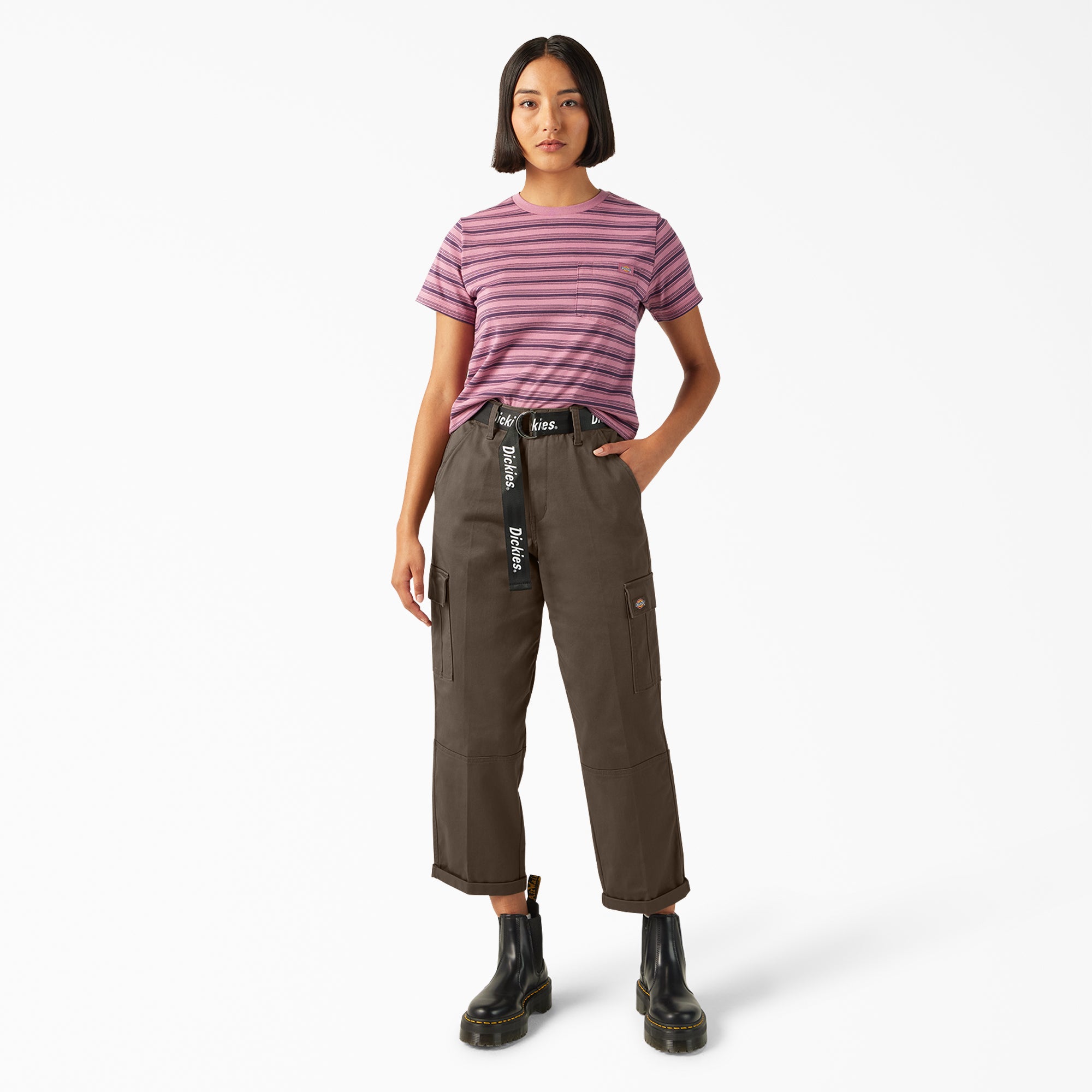 Women's Relaxed Fit Cropped Cargo Pants - 图片 5