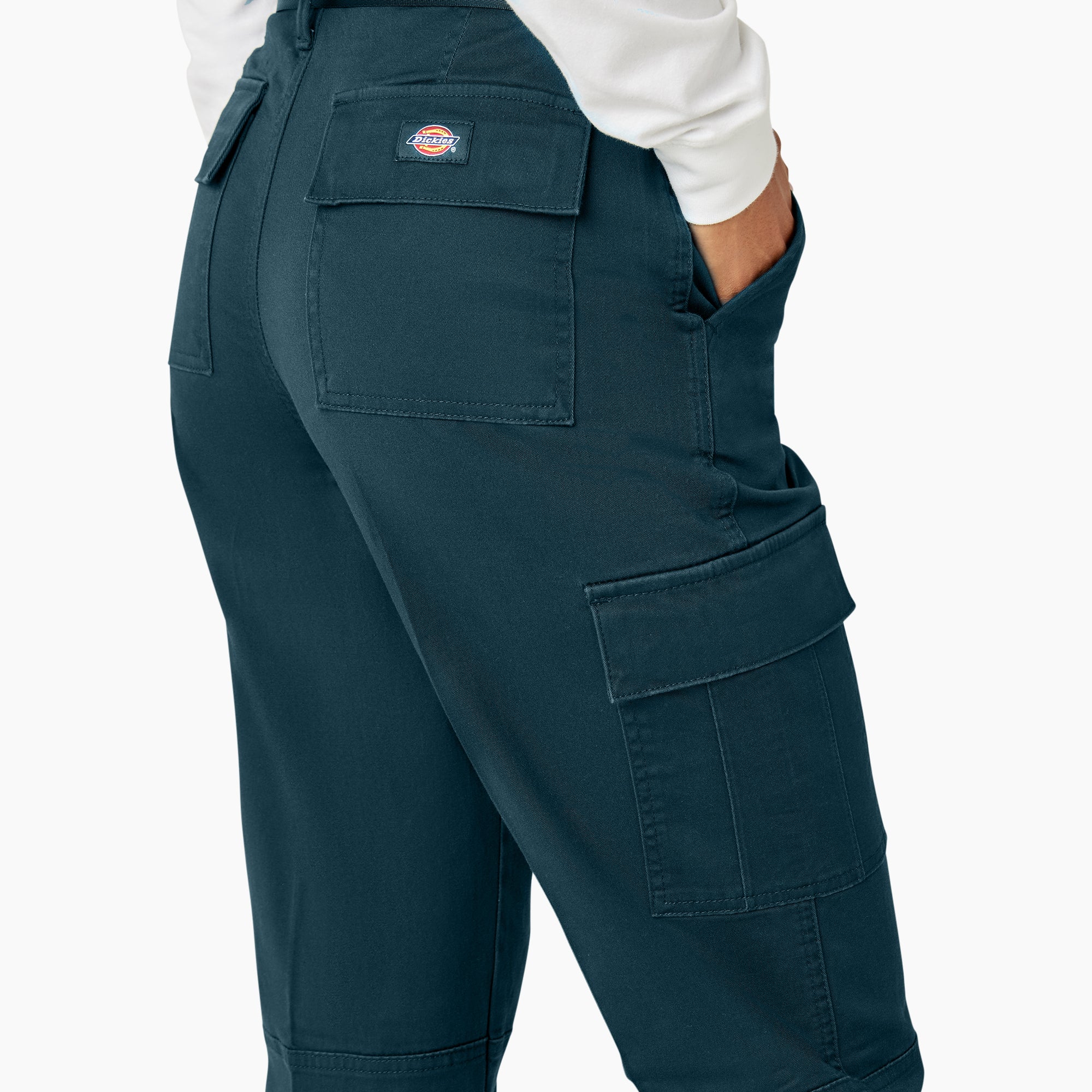 Women's Relaxed Fit Cropped Cargo Pants - 图片 9