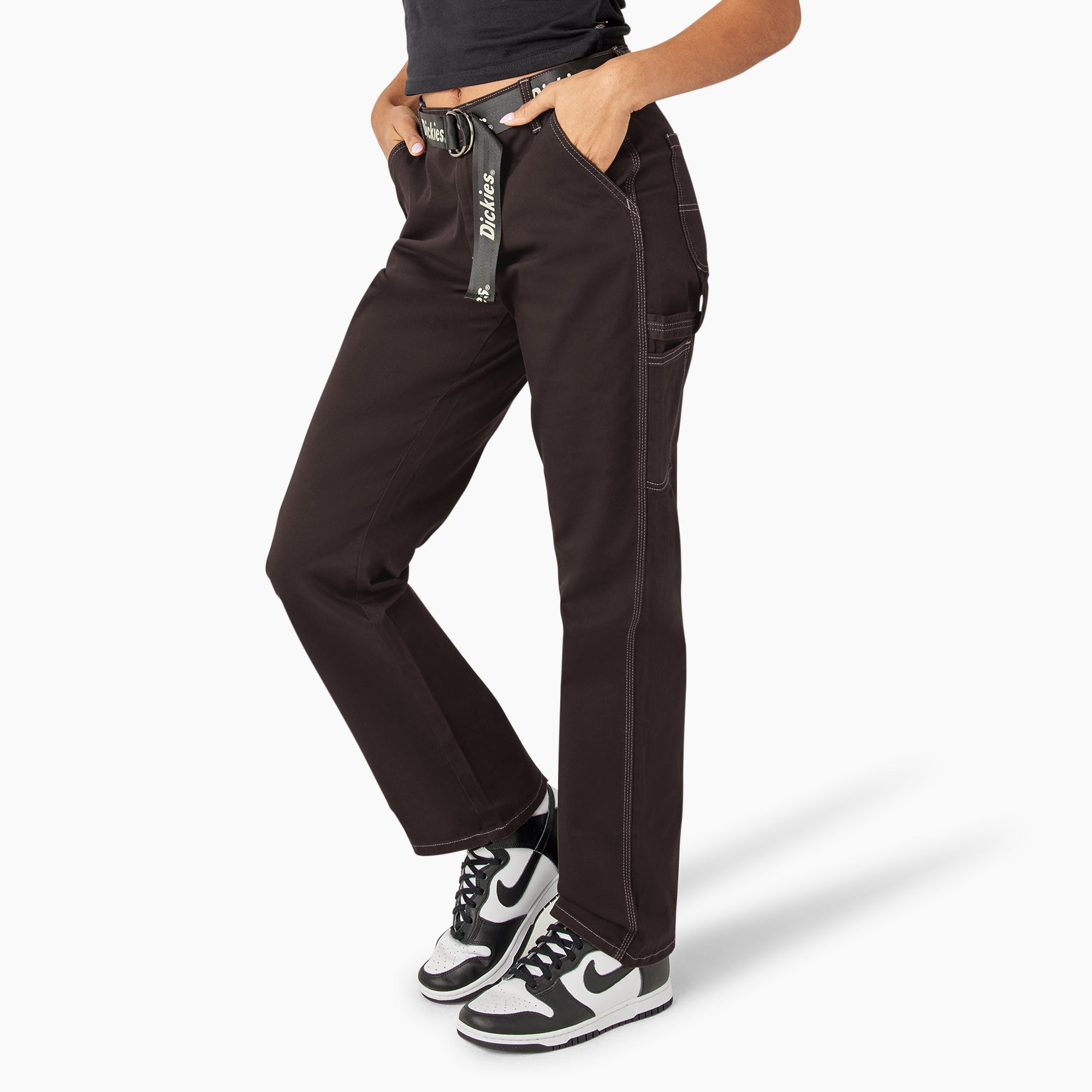 Women's Relaxed Fit Carpenter Pants - 图片 3