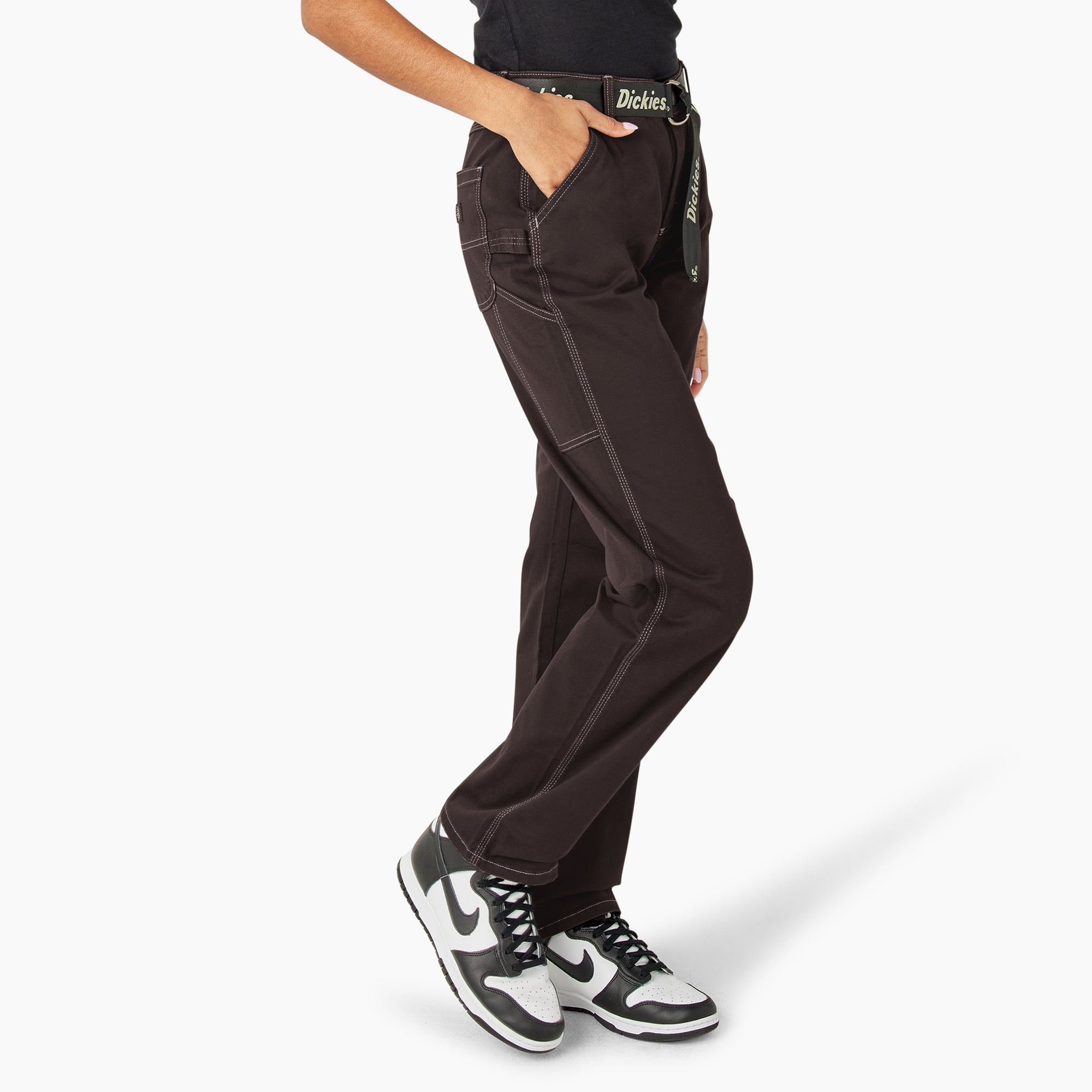 Women's Relaxed Fit Carpenter Pants - 图片 4