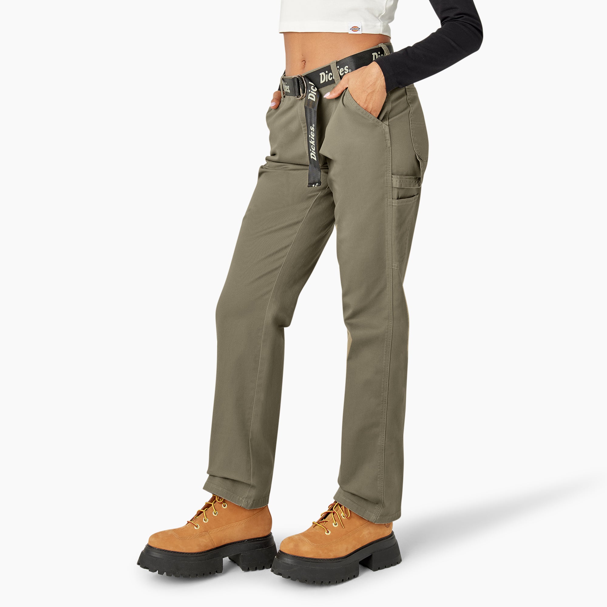 Women's Relaxed Fit Carpenter Pants - 图片 3