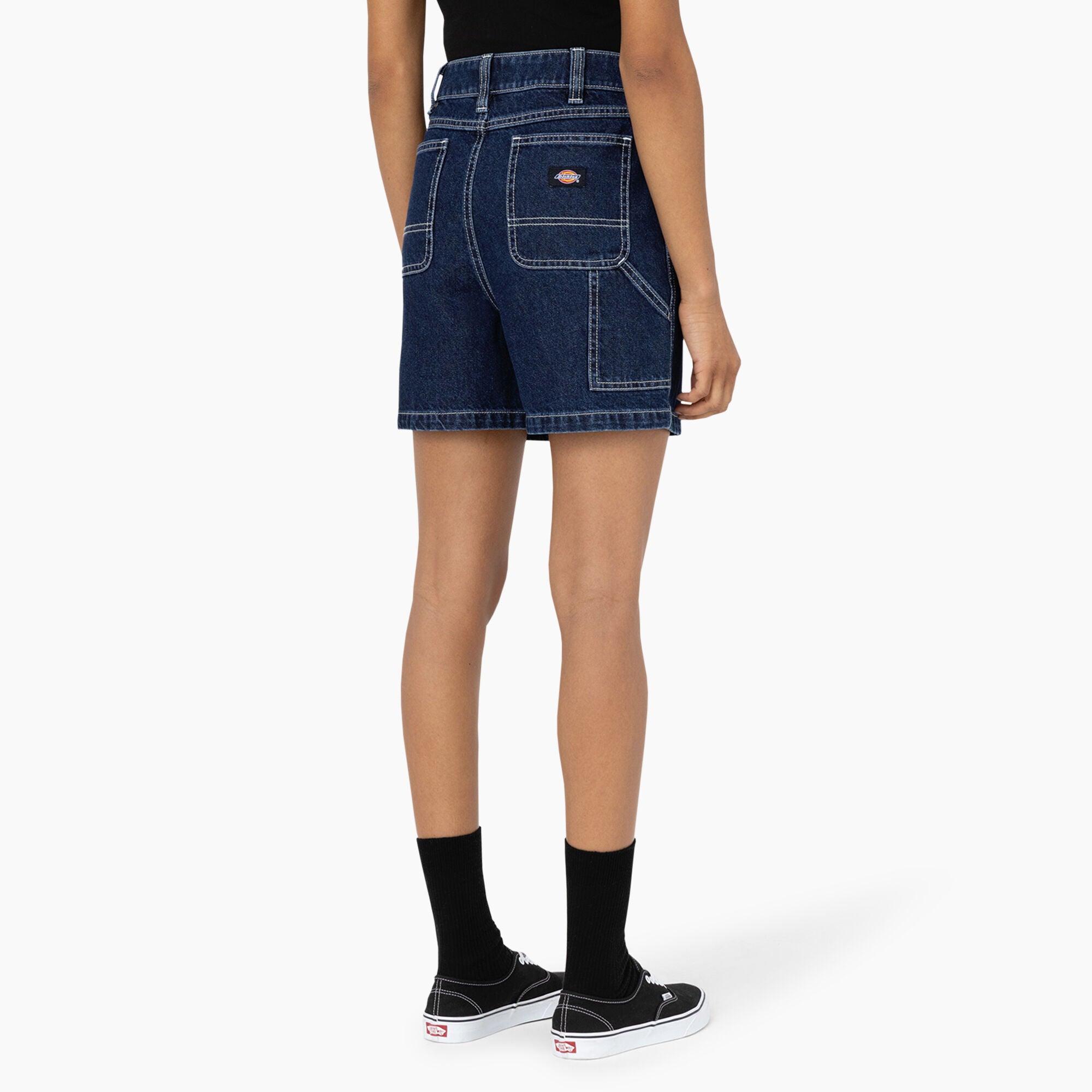 Women's Carpenter Jean Shorts. 5 - 图片 4