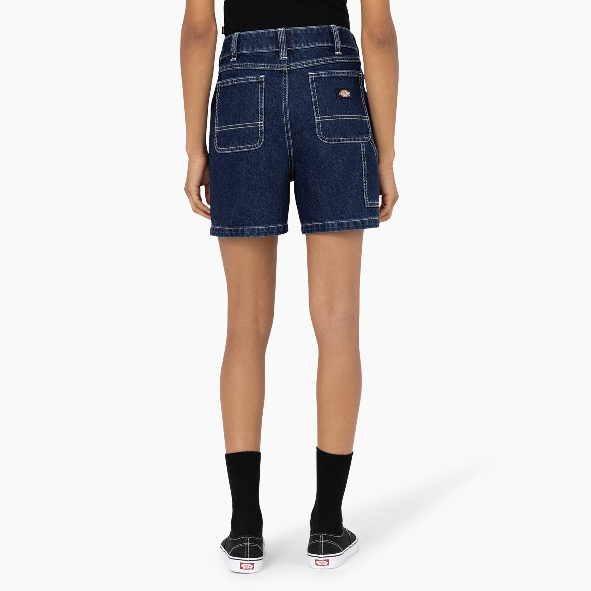 Women's Carpenter Jean Shorts. 5 - 图片 2