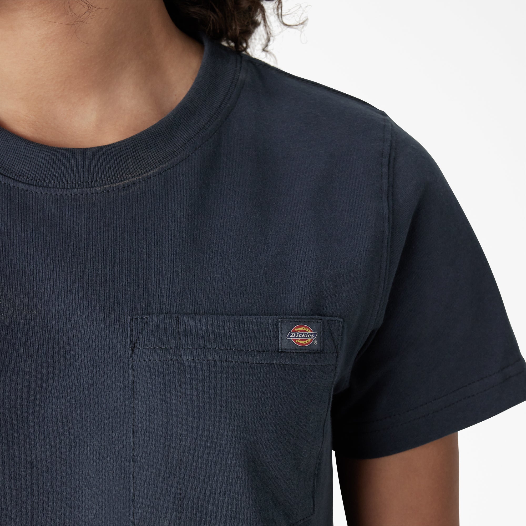 Women's Heavyweight Short Sleeve Pocket T-Shirt - 图片 5