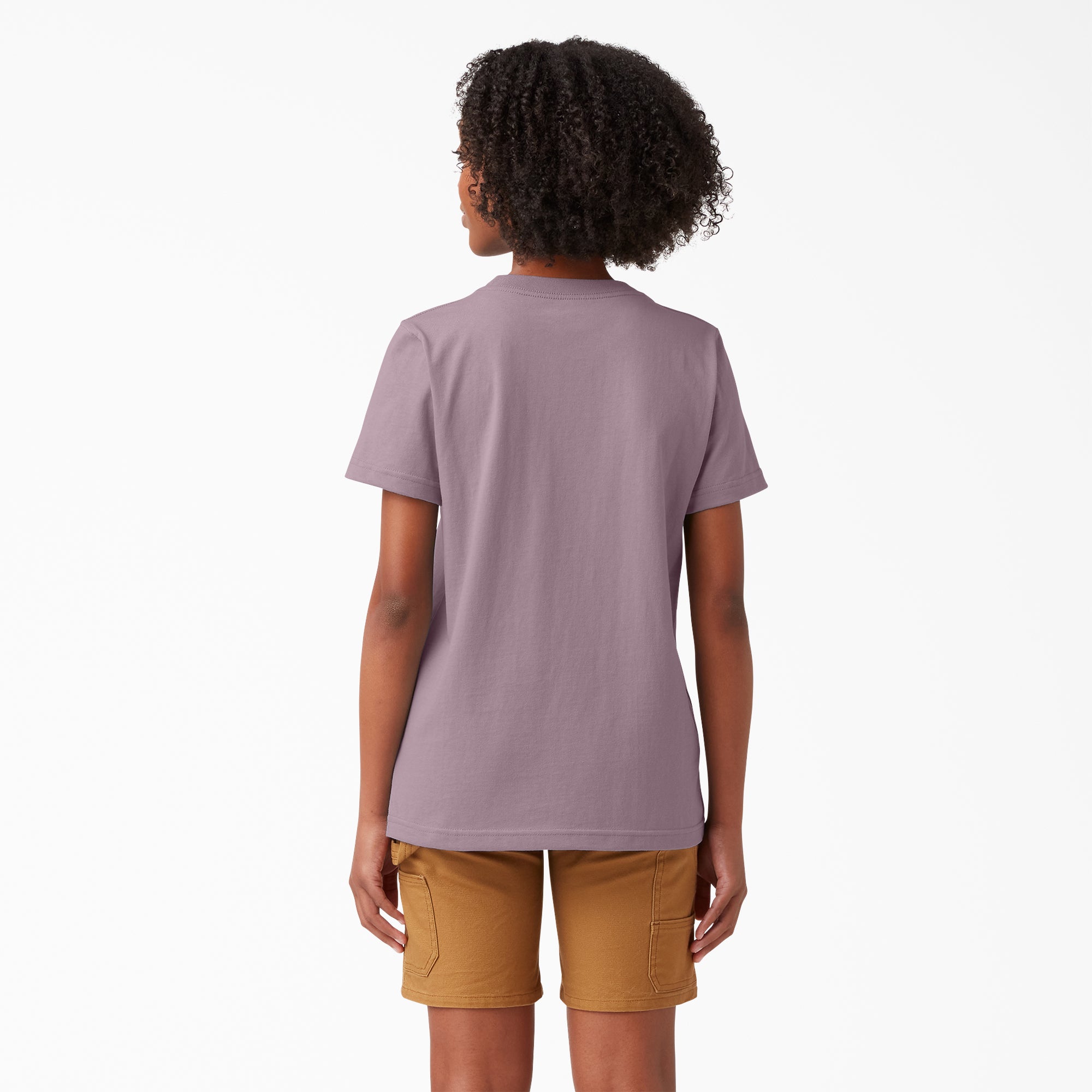 Women's Heavyweight Short Sleeve Pocket T-Shirt - 图片 2