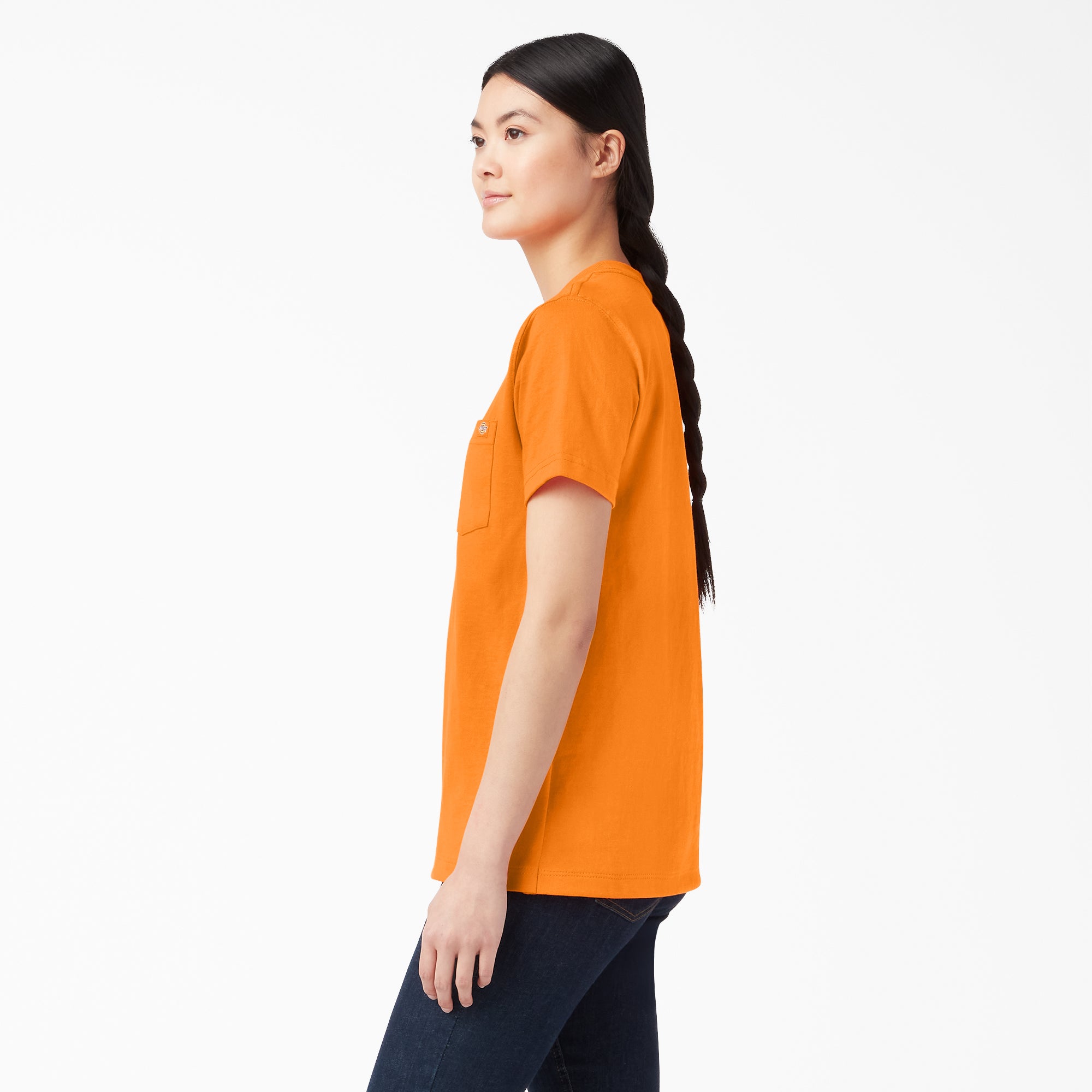 Women's Heavyweight Short Sleeve Pocket T-Shirt - 图片 3