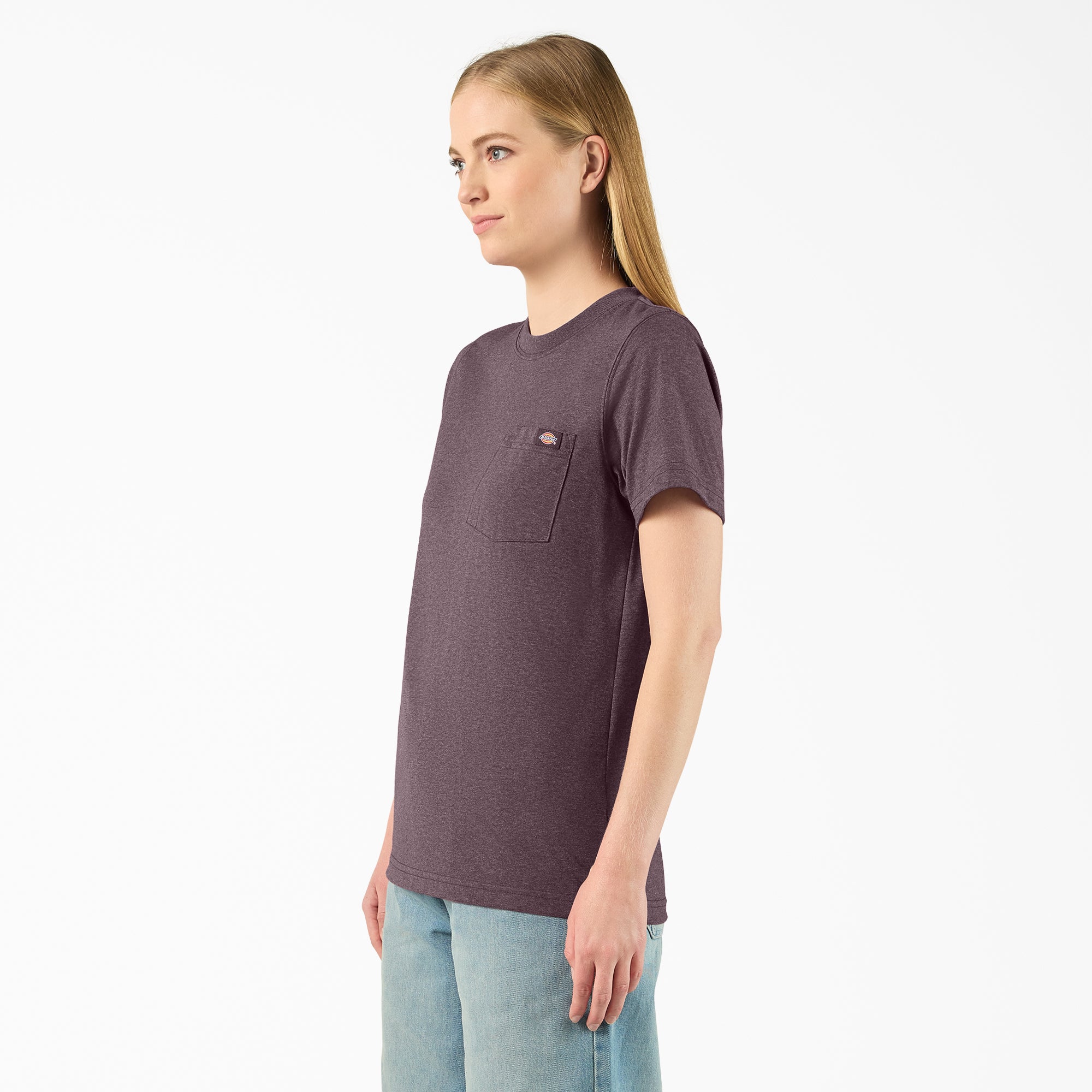 Women's Heavyweight Short Sleeve Pocket T-Shirt - 图片 3