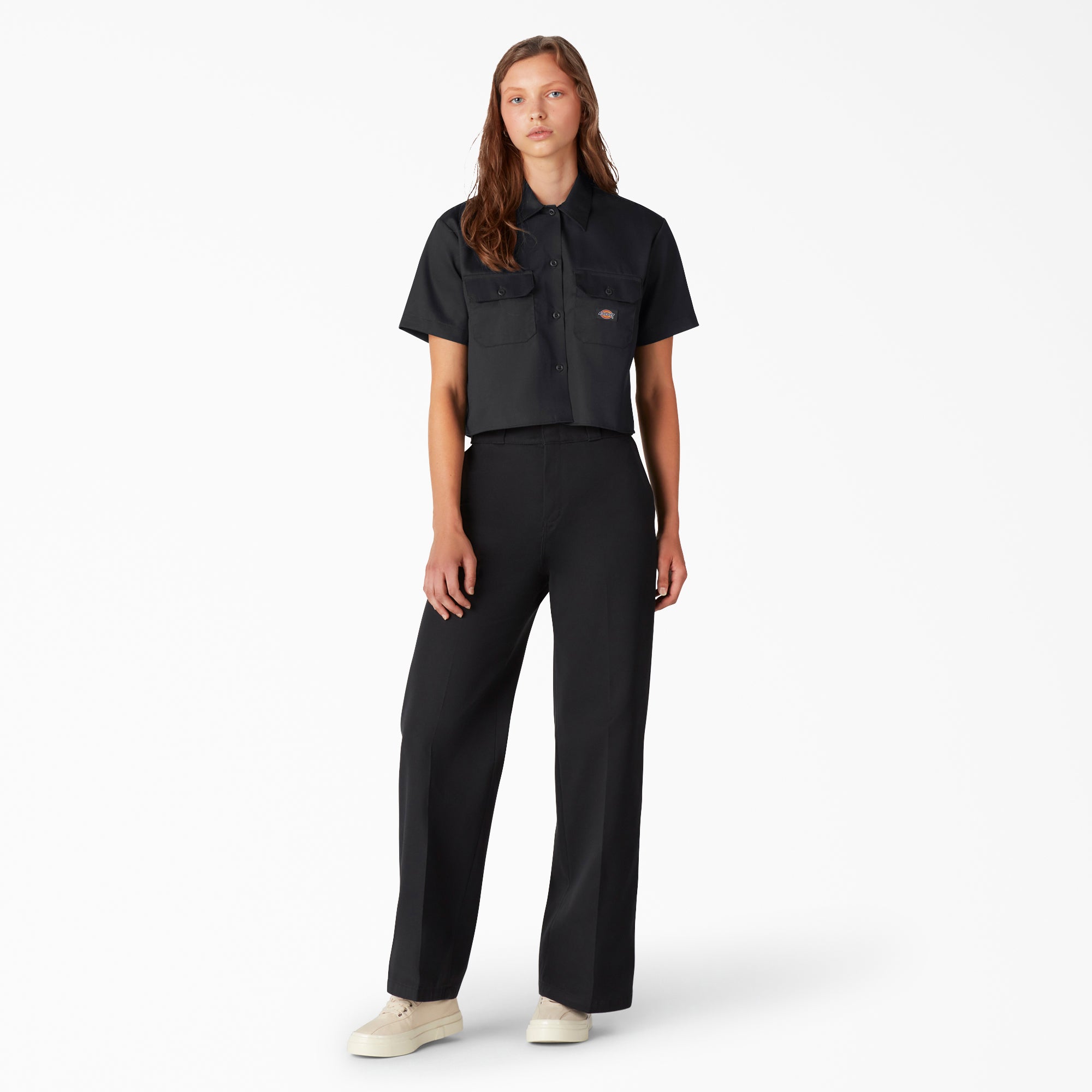 Women's Cropped Work Shirt - 图片 4