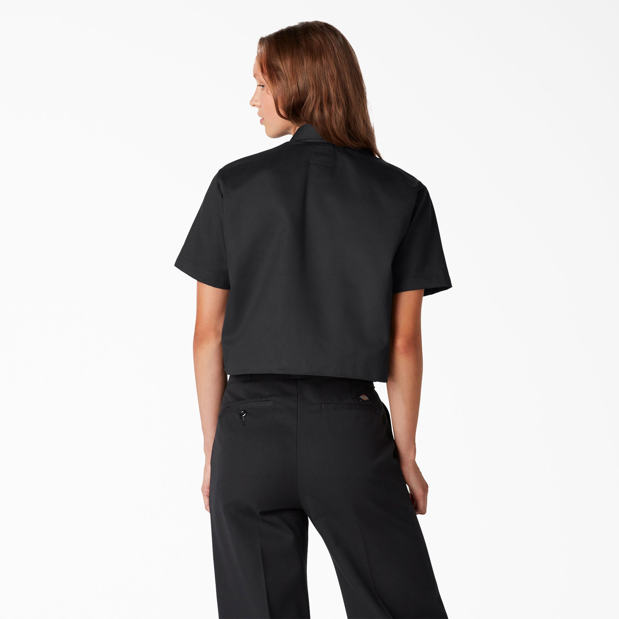 Women's Cropped Work Shirt - 图片 2