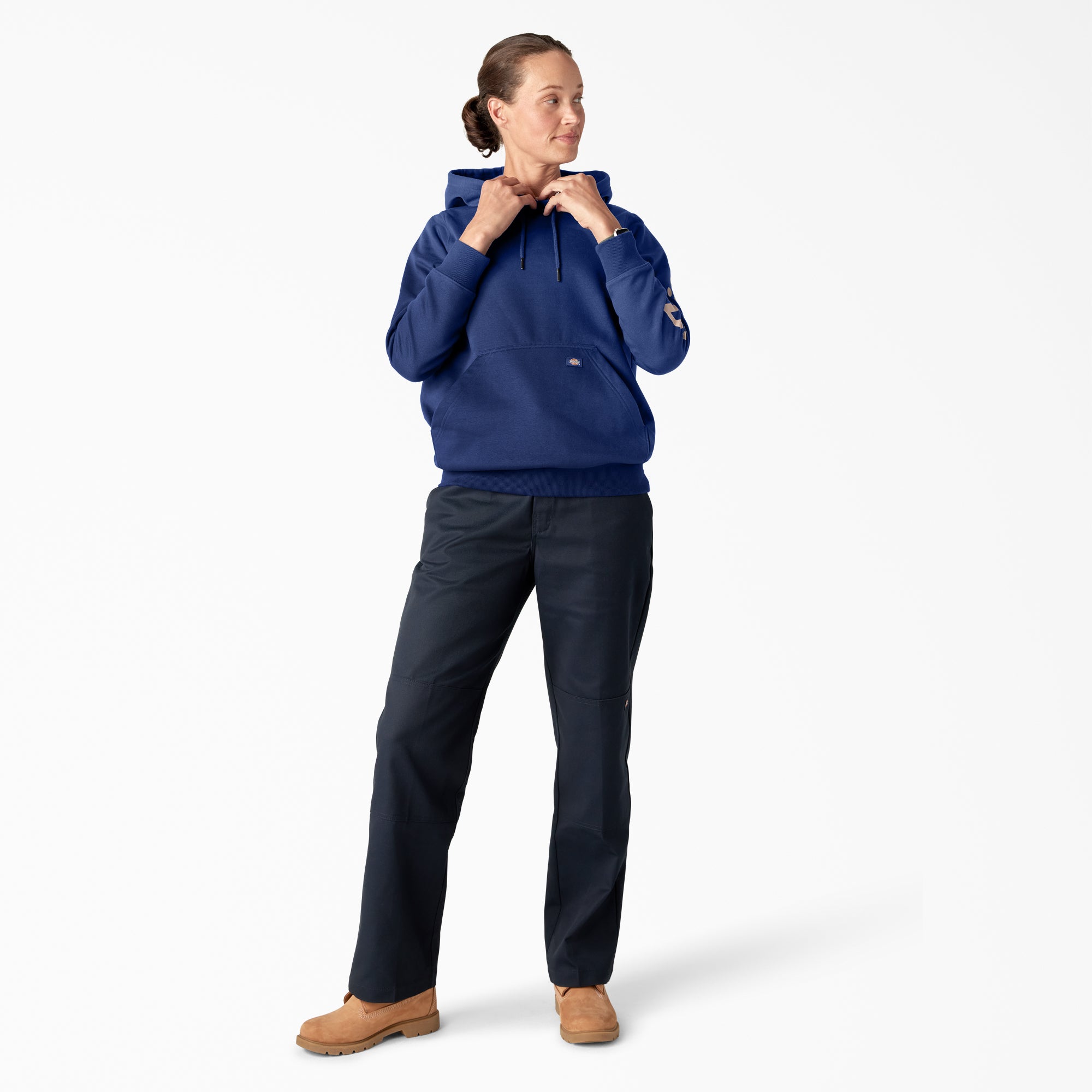 Women's Water Repellent Sleeve Logo Hoodie - 图片 4