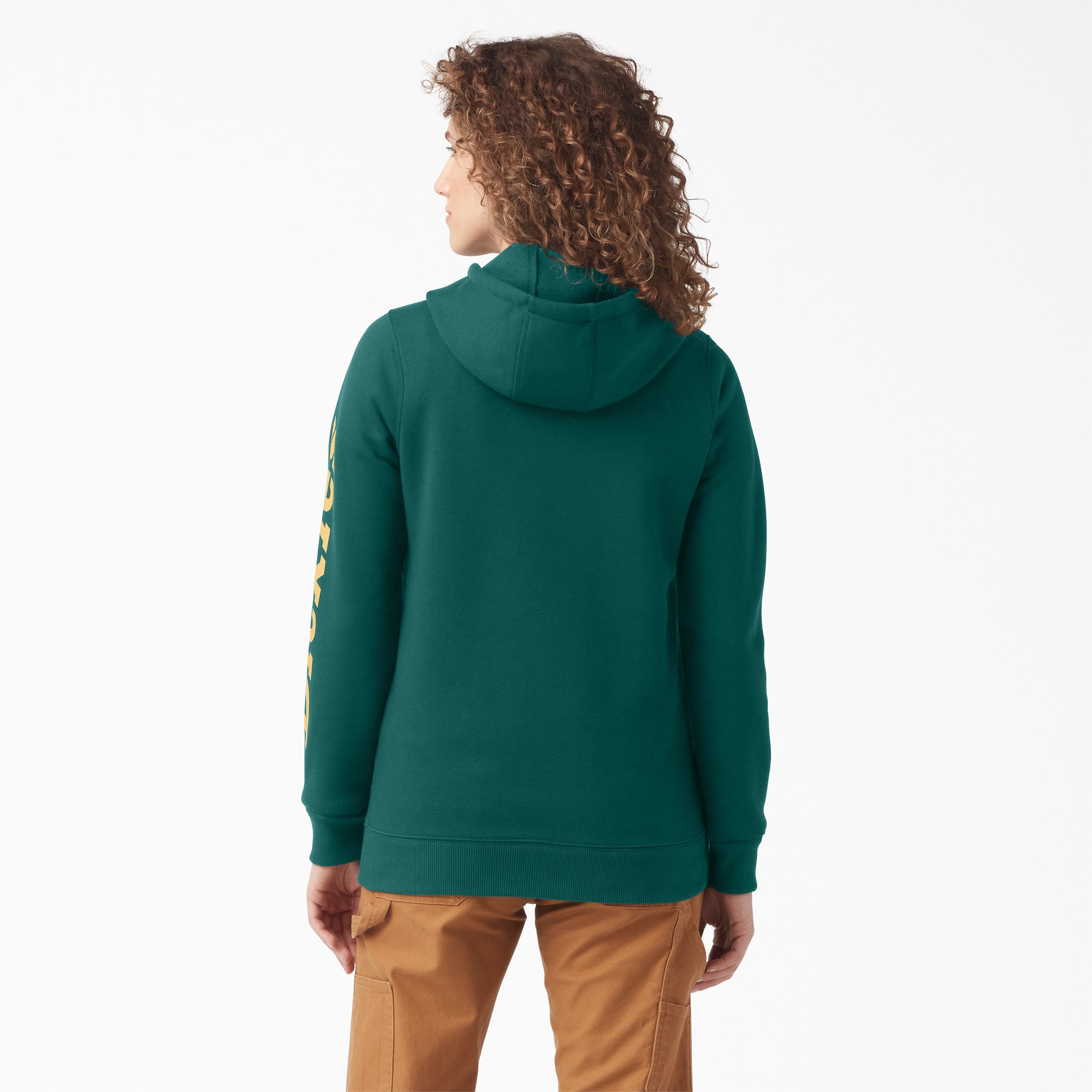 Women's Water Repellent Sleeve Logo Hoodie - 图片 2