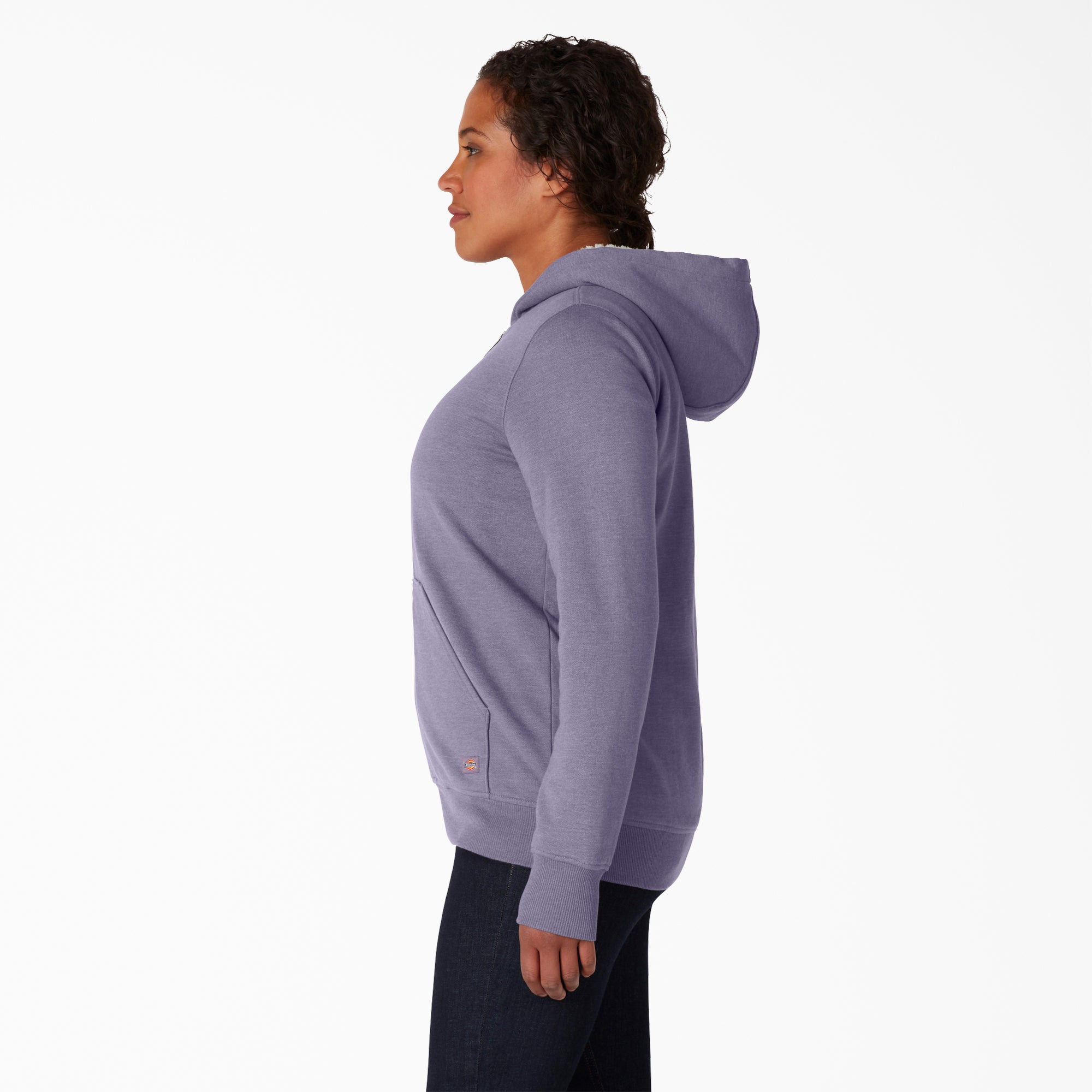 Women's High Pile Fleece Lined Hoodie - 图片 3