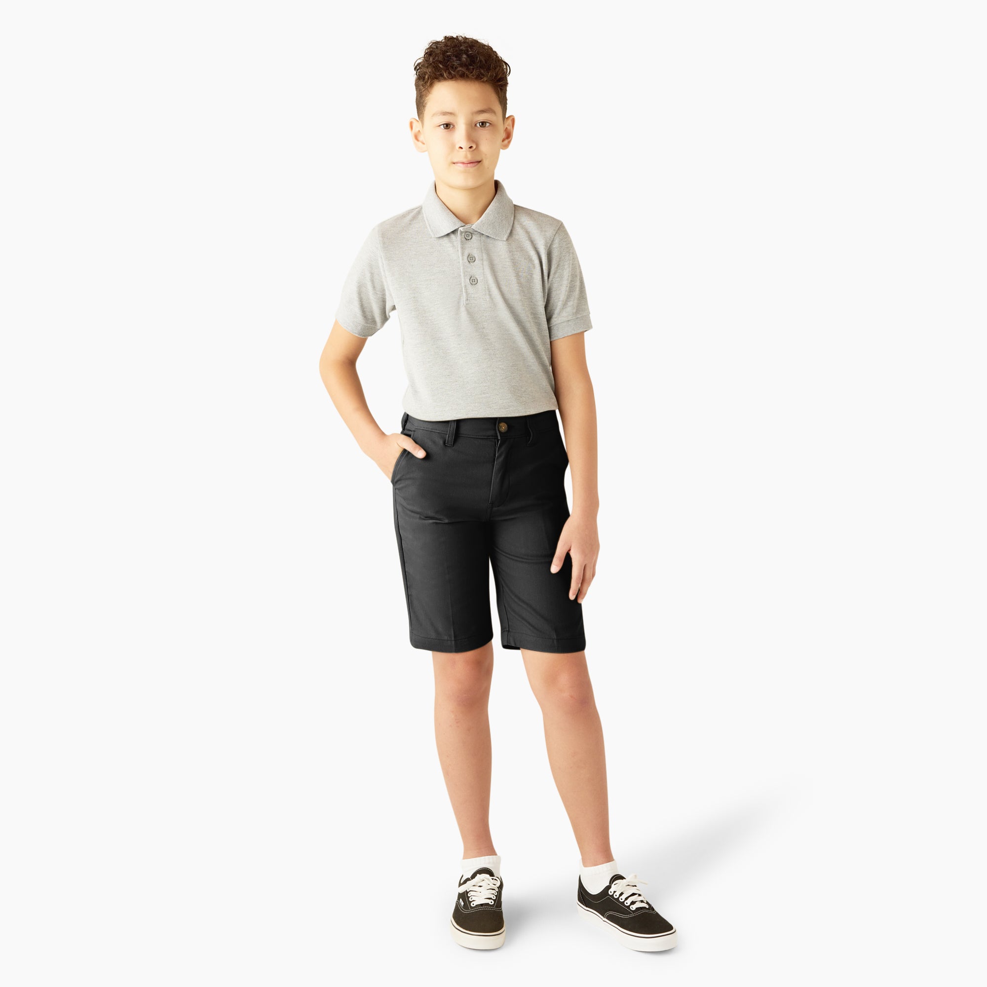 Boys' FLEX Slim Fit Shorts. 8-20 - 图片 4