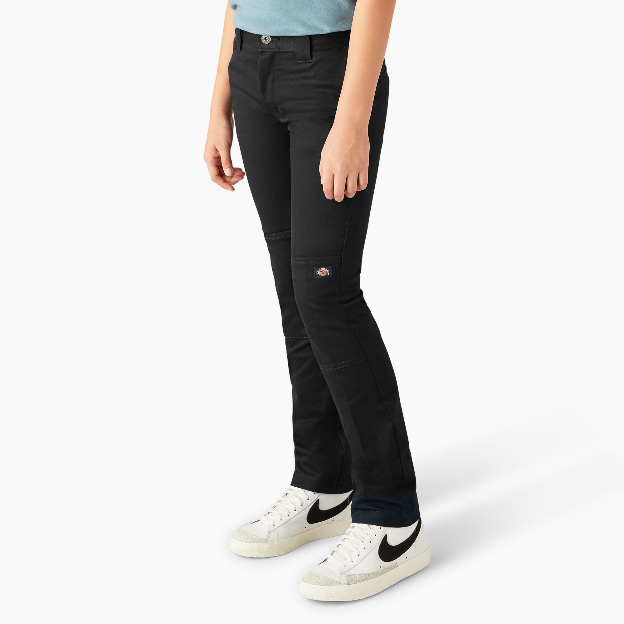 Boys' FLEX Skinny Fit Double Knee Pants. 4-20 - 图片 3