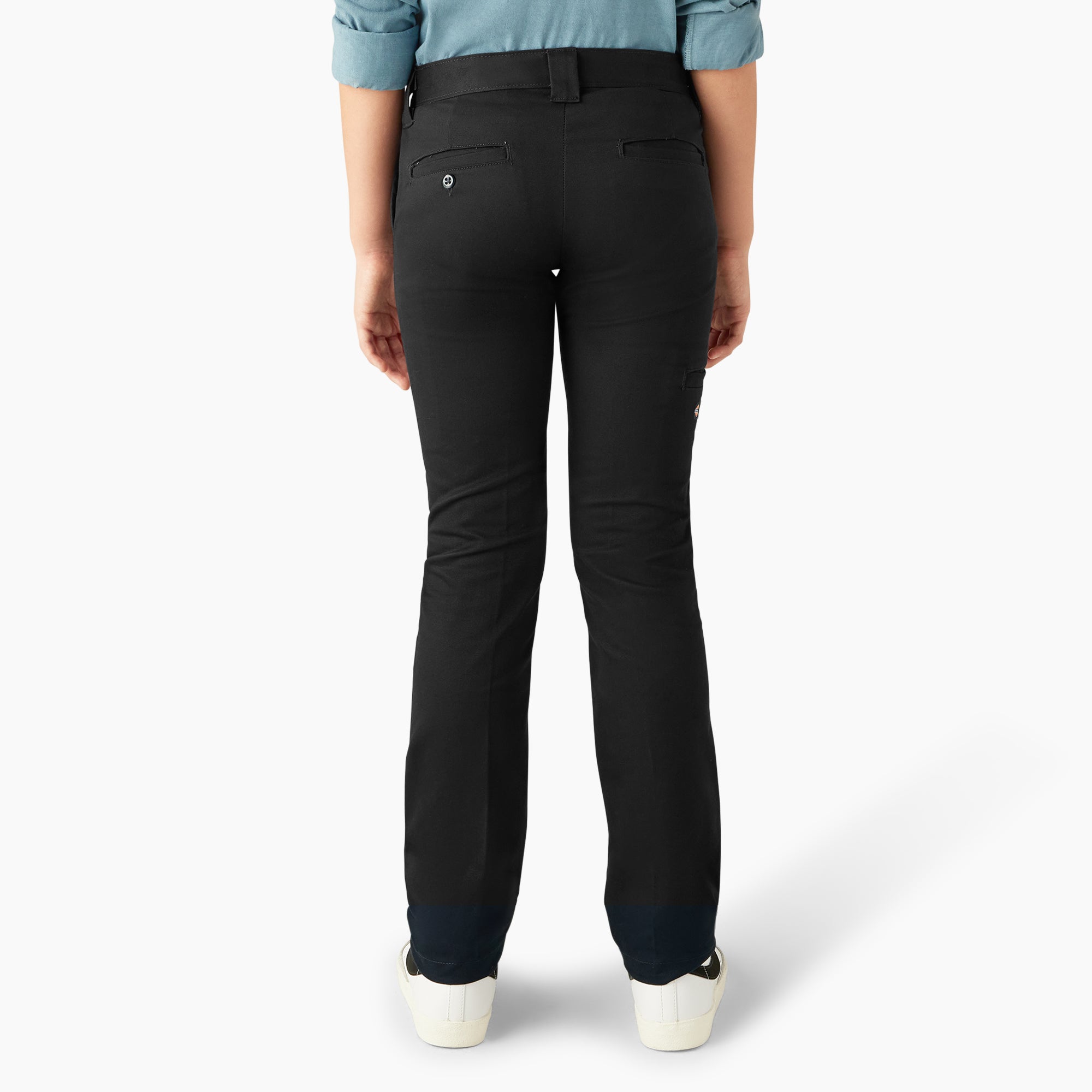 Boys' FLEX Skinny Fit Double Knee Pants. 4-20 - 图片 2