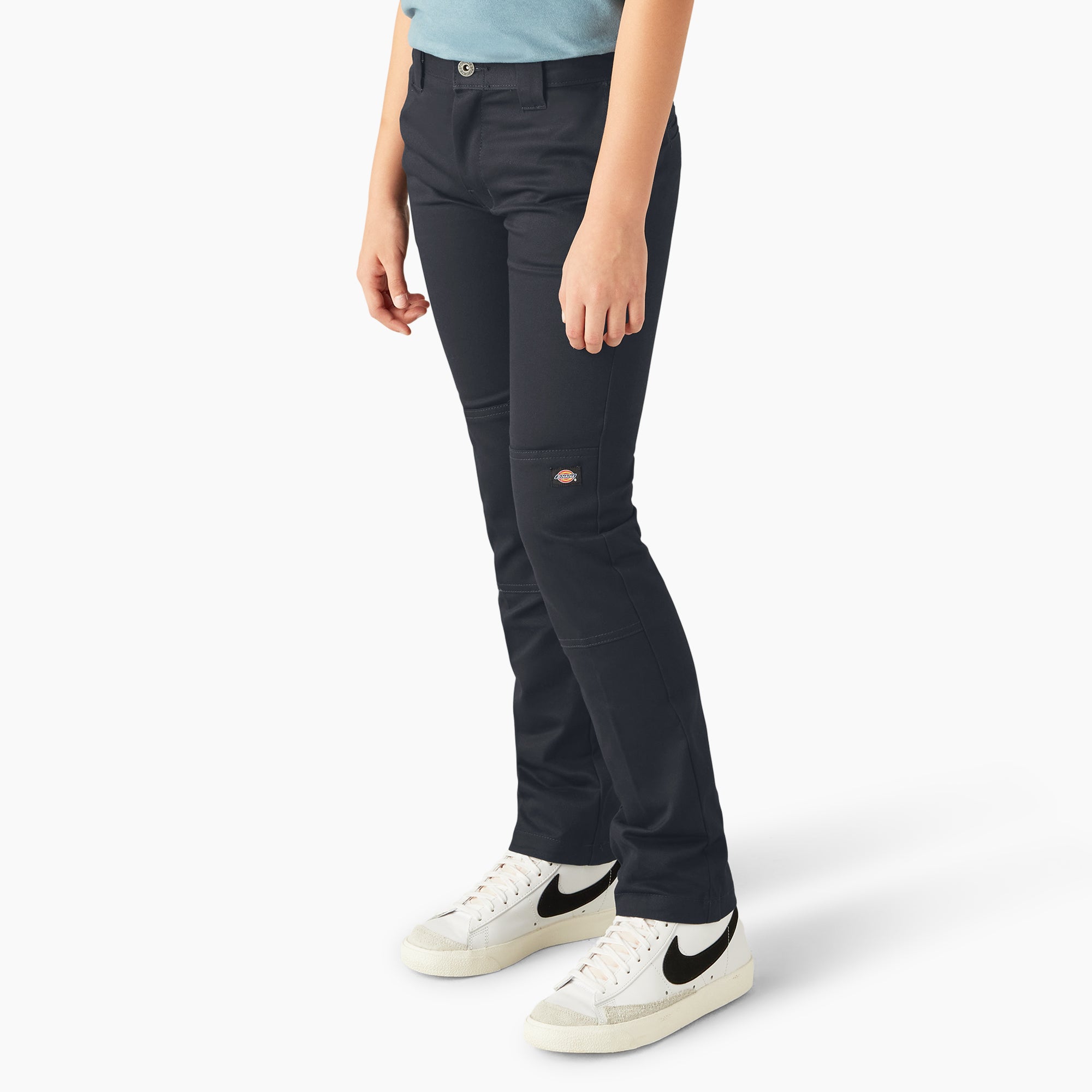 Boys' FLEX Skinny Fit Double Knee Pants. 4-20 - 图片 3