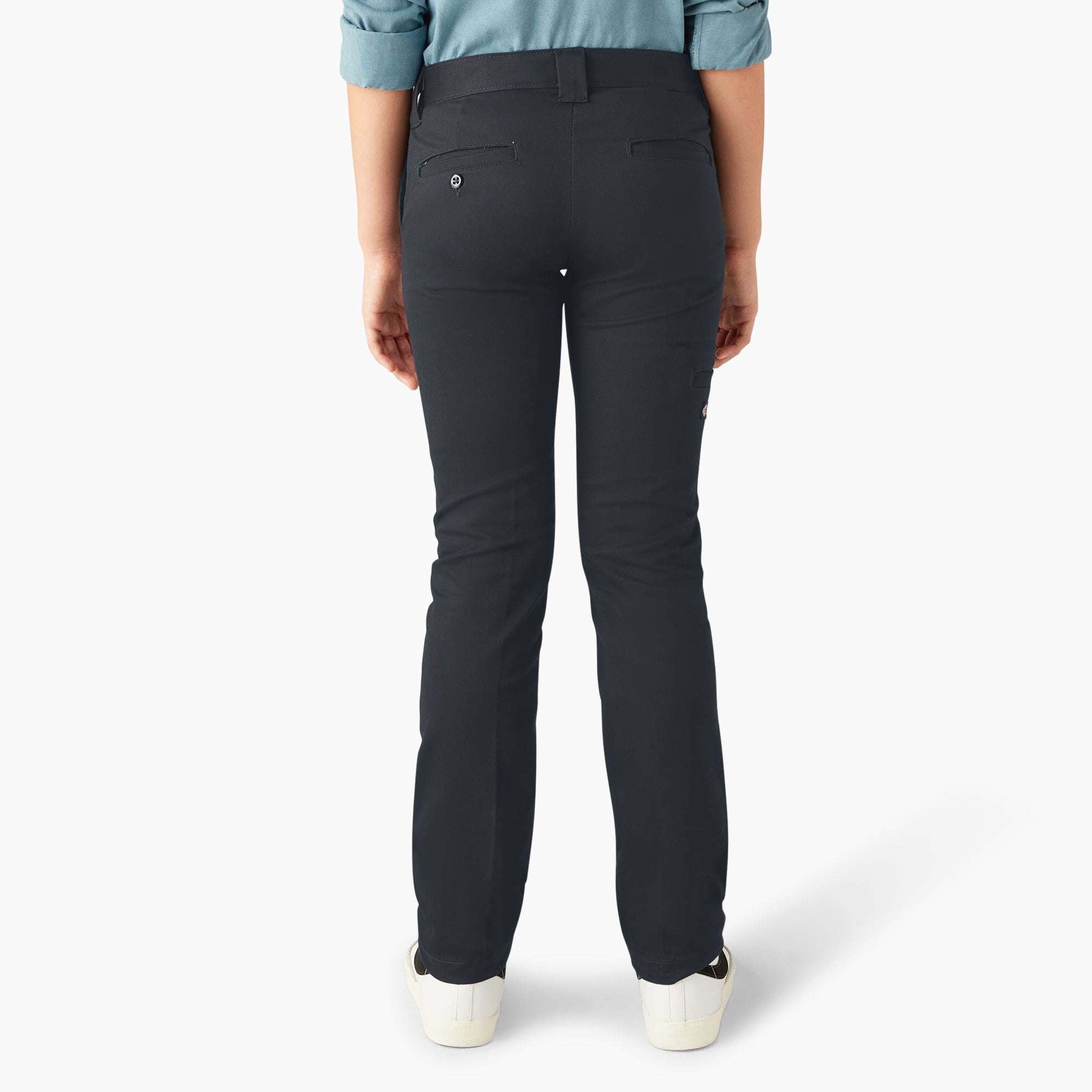 Boys' FLEX Skinny Fit Double Knee Pants. 4-20 - 图片 2