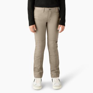Boys' FLEX Skinny Fit Double Knee Pants. 4-20