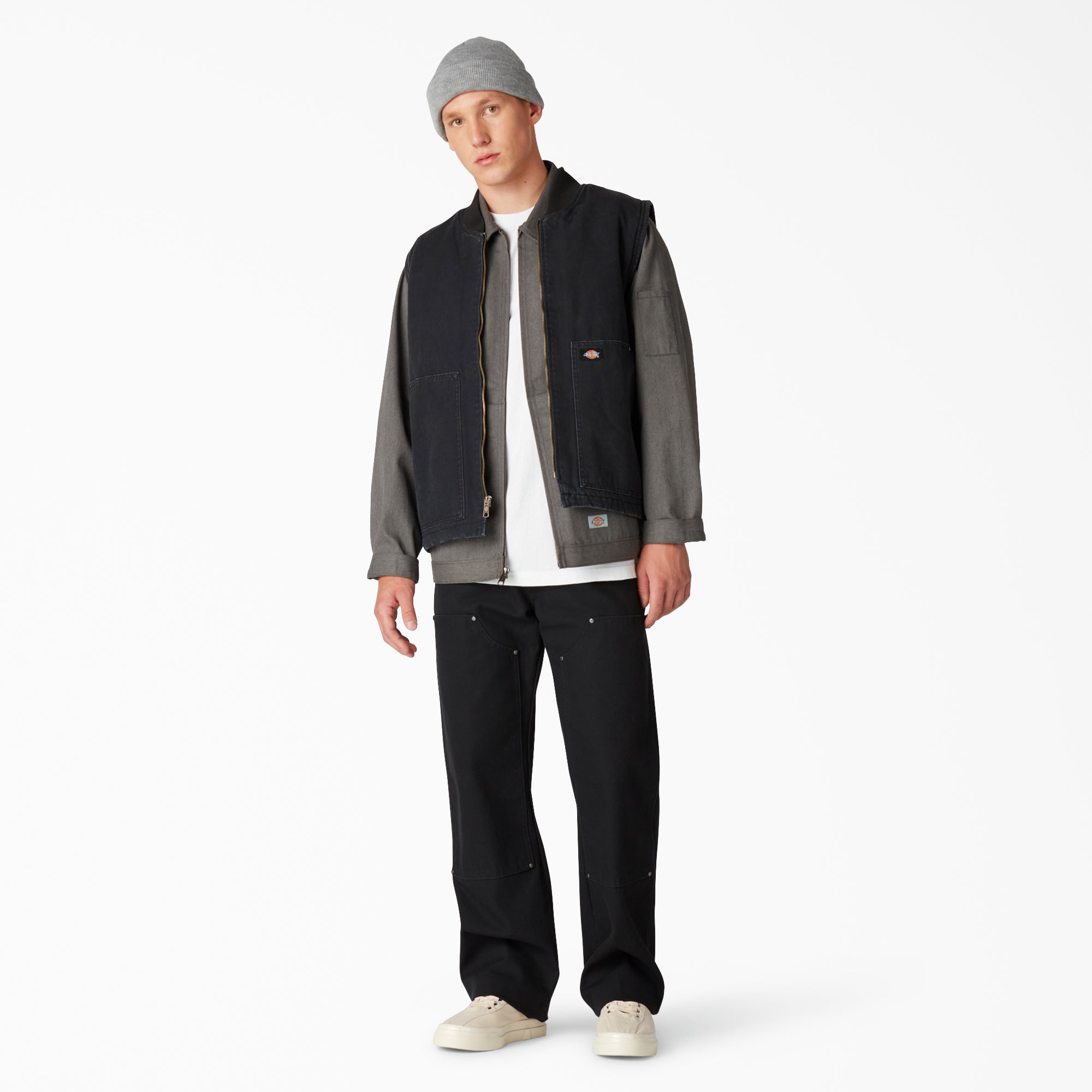 Stonewashed Duck High Pile Fleece Lined Vest - 图片 6