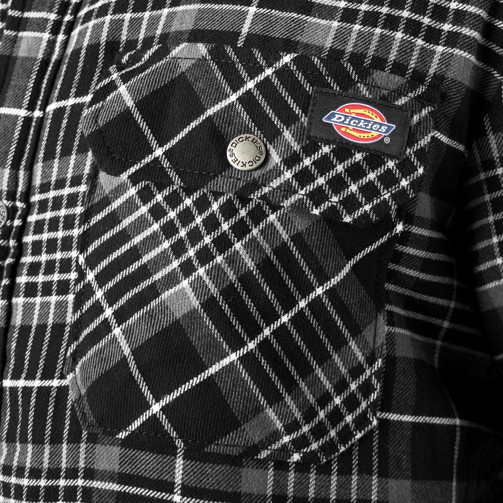 Water Repellent Fleece-Lined Flannel Shirt Jacket - 图片 6