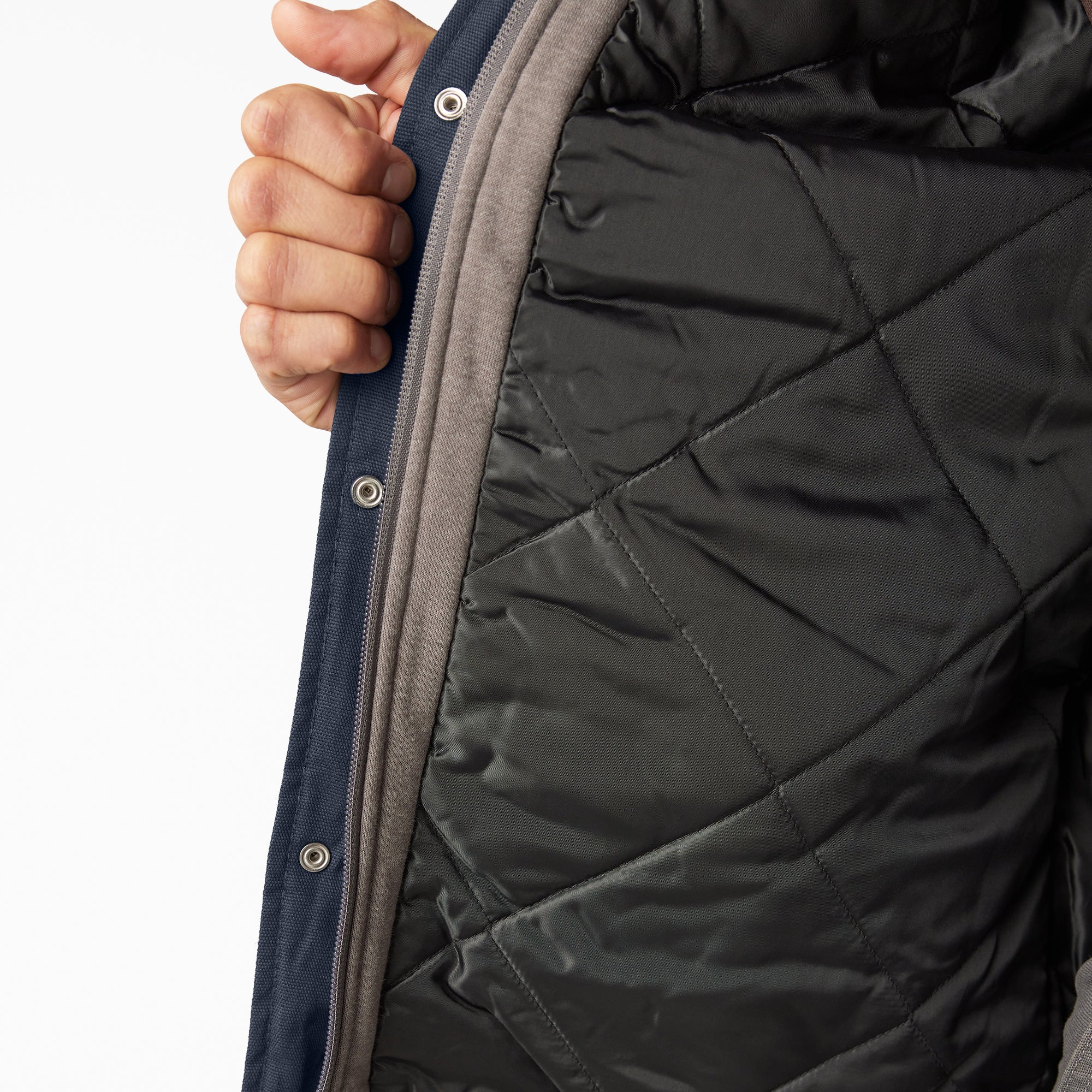 Water Repellent Duck Hooded Shirt Jacket - 图片 12